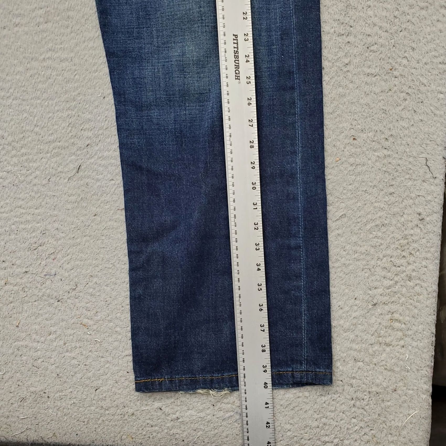 Levi's Levi's 569 Wide Leg Jeans Mens 38/30 Blue Denim Solid High Waist Red Tab Jeans Mens Size US 38 / EU 54 - 3 Thumbnail