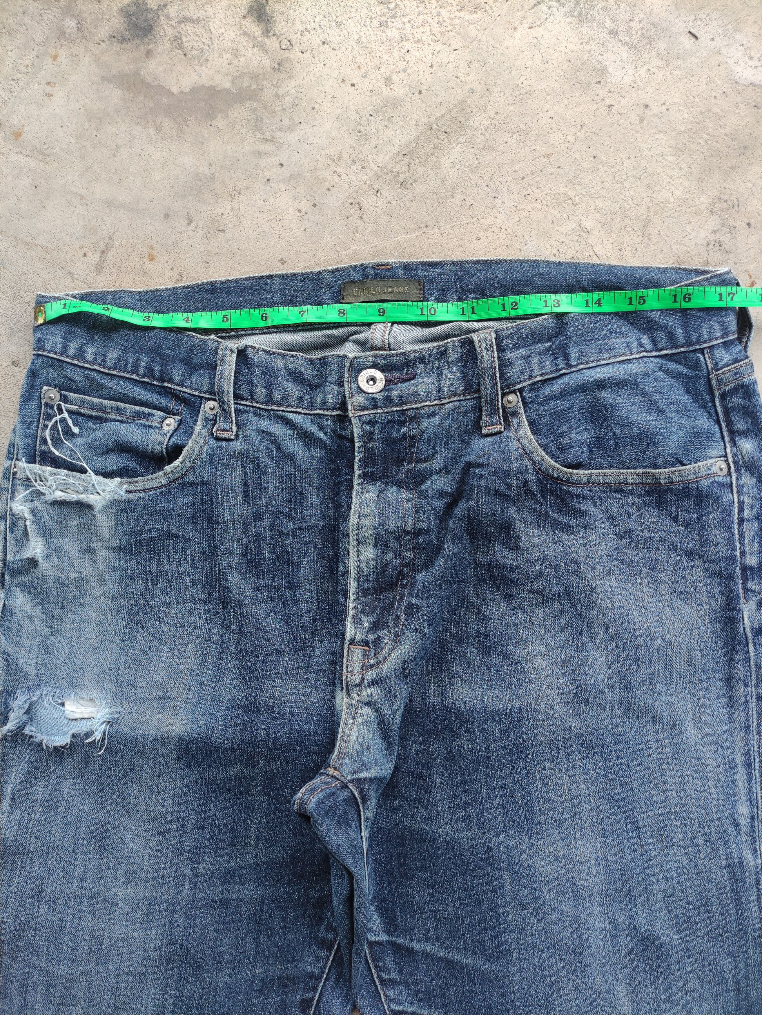 Japanese Brand Vintage Japanese Brand Distressed Faded Denim Pants Size US 31 - 7 Thumbnail
