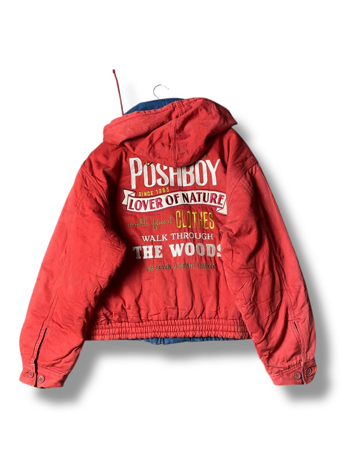 Japanese Brand Vintage Posh Boy Reversible Bomber Jacket (142) Size US M / EU 48-50 / 2 - 2 Thumbnail