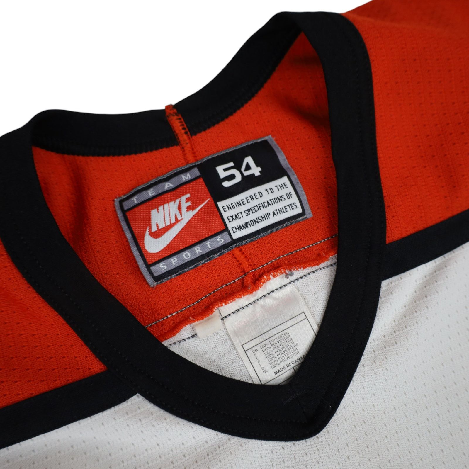 NHL × Nike × Vintage Vintage 90s Nike Philadelphia Flyers Authentic Jersey Size US XXL / EU 58 / 5 - 6 Thumbnail
