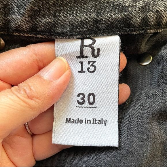 R13 R13 Black Shredded Slouch Short - 30", NWTs 🇮🇹 Size 30" / US 8 / IT 44 - 7 Thumbnail