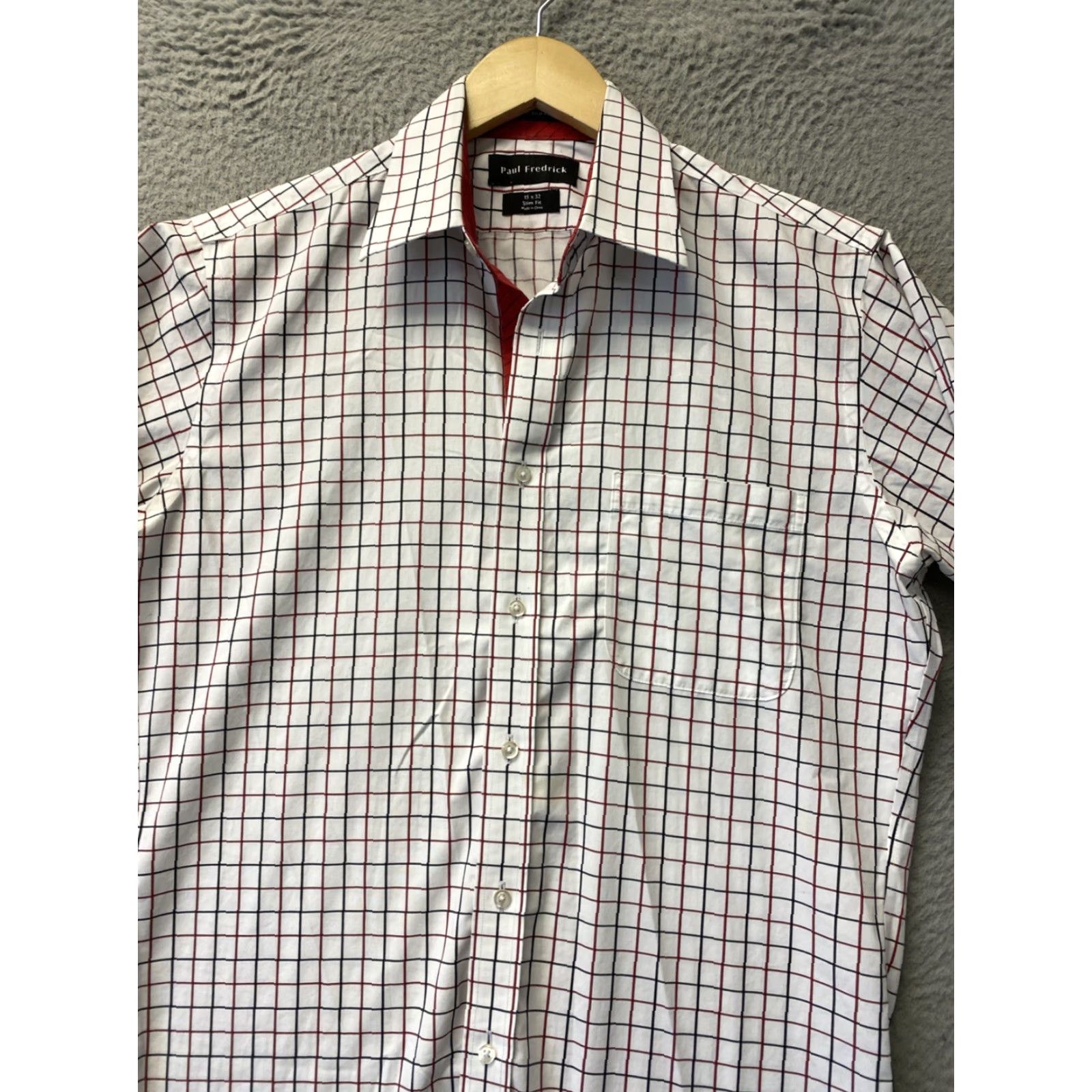 Vintage VINTAGE Paul Frederick Button Shirt Long Sleeve blue white Check Regular 15.5 Mens Button-Up Shirt 15-32 /0482 Size US L / EU 52-54 / 3 - 3 Thumbnail