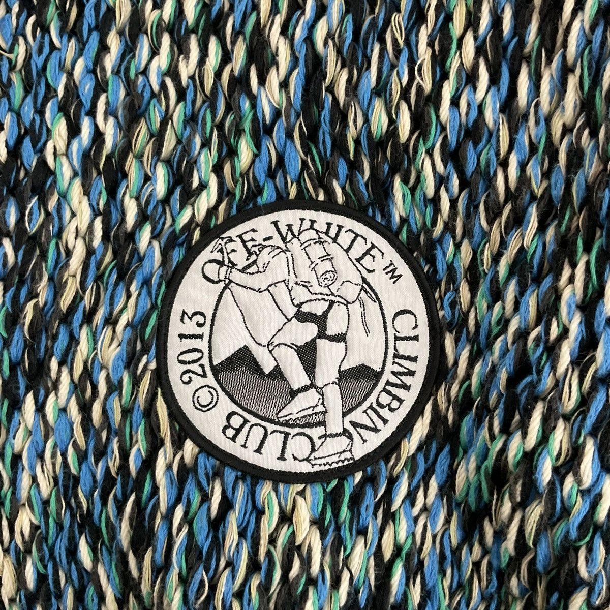 Off-White OFF-WHITE Blue Climb Rope Jumper In 3000 Blue Size US L / EU 52-54 / 3 - 2 Thumbnail