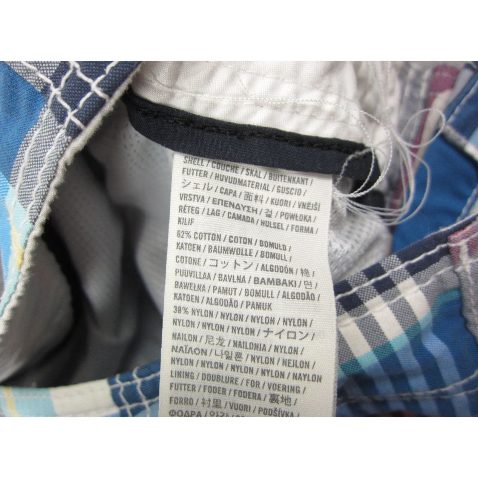 Abercrombie & Fitch Abercrombie & Fitch Shorts Mens Small Blue White Plaid Board Swim Trunks Size US 29 - 5 Thumbnail