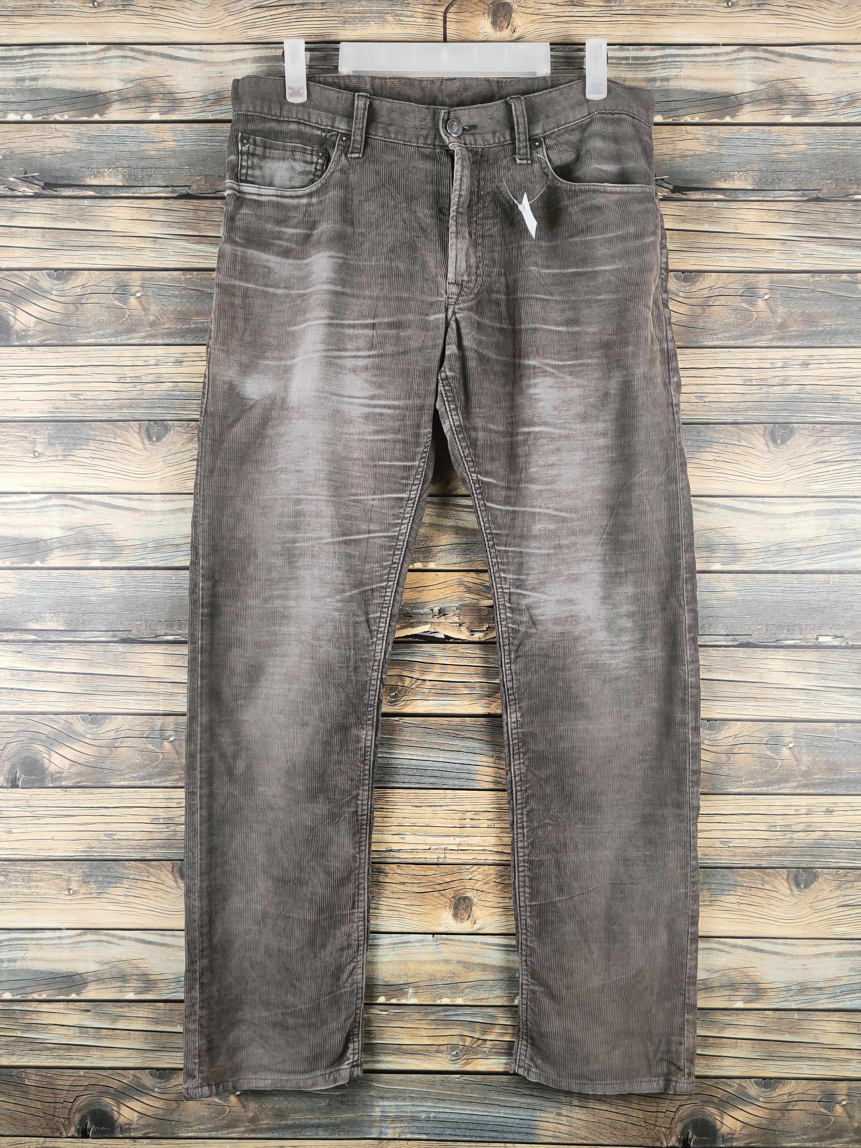 Gap DL Gap Brown Faded Multipocket Corduroy Pants #46-341 Size US 32 / EU 48 - 1 Thumbnail