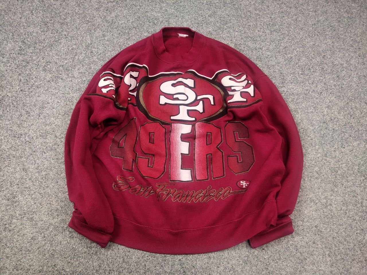 NFL Vintage 90's San Francisco 49ers NFL Big Logo Sweatshirt Size US M / EU 48-50 / 2 - 4 Thumbnail