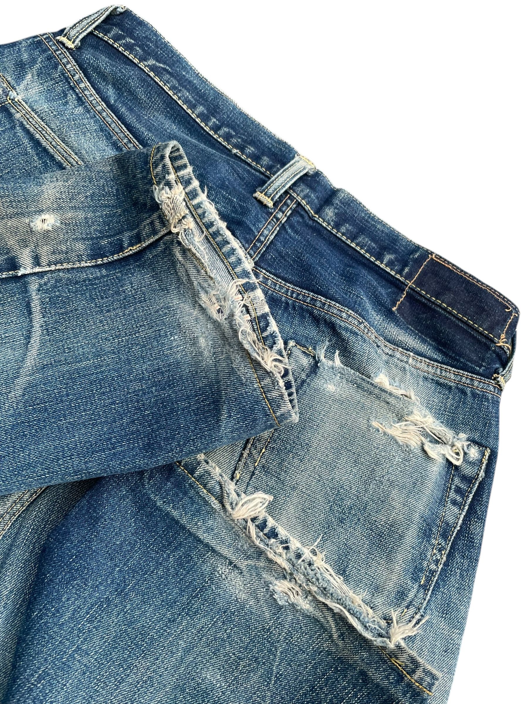 The Silver Stone Vintage Selvedge Silverstone Distresed Denim Size US 30 / EU 46 - 10 Thumbnail