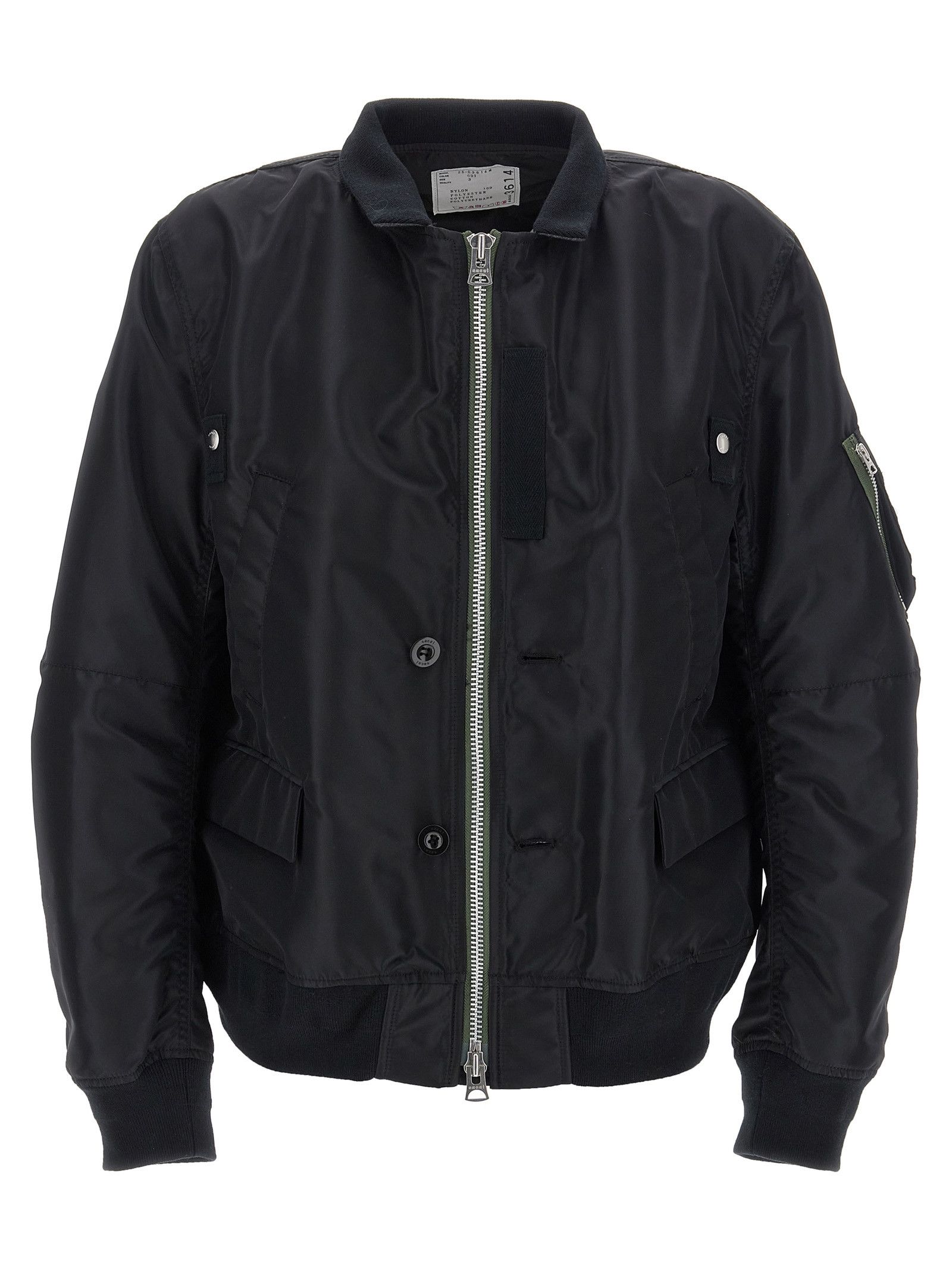 Sacai Nylon Bomber Jacket Size US XS / EU 42 / 0 - 1 Thumbnail