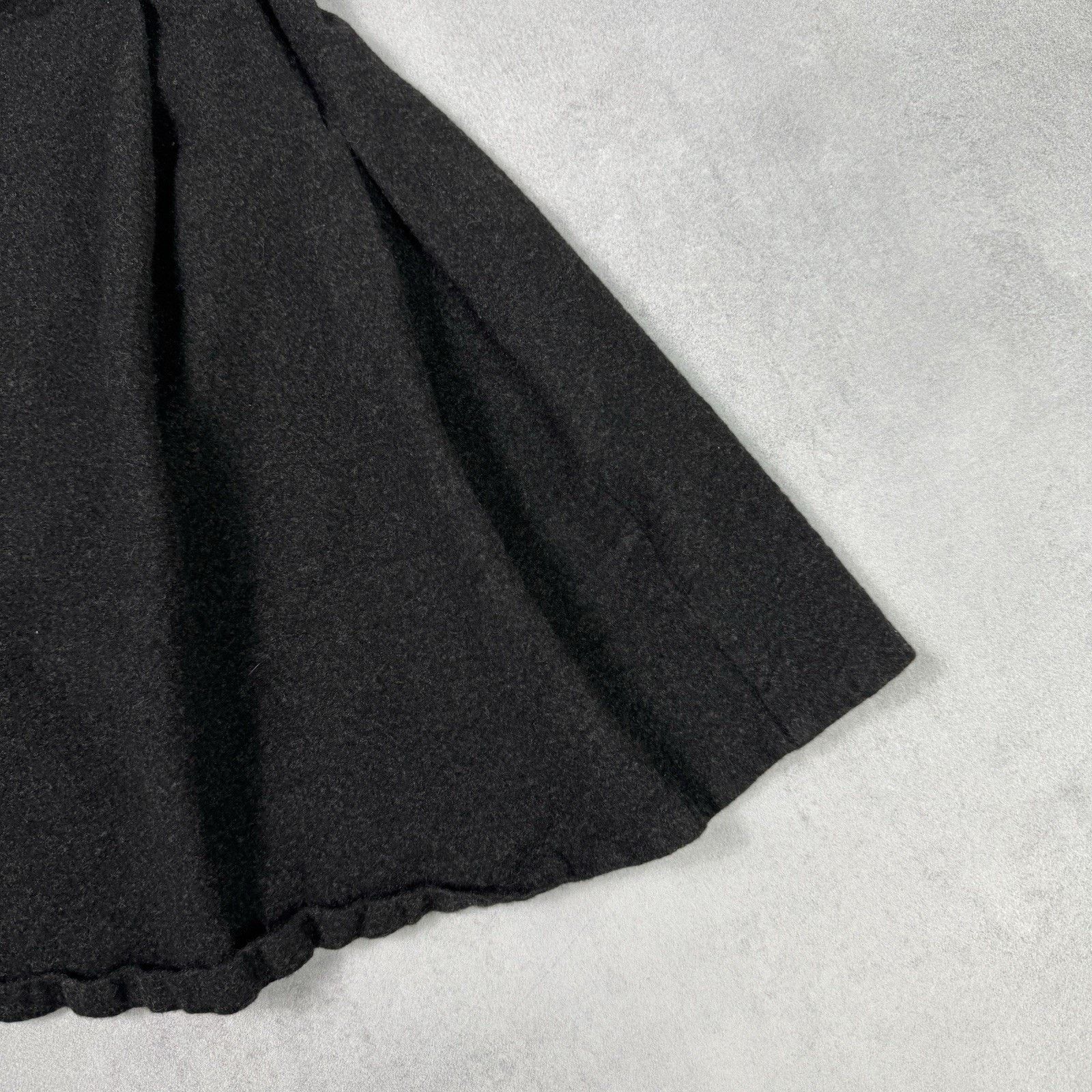 Jil Sander Vintage Jil Sander Wool Mini Skirt Dark Grey Size 34 Size 25" / US 0 / IT 36 - 5 Thumbnail
