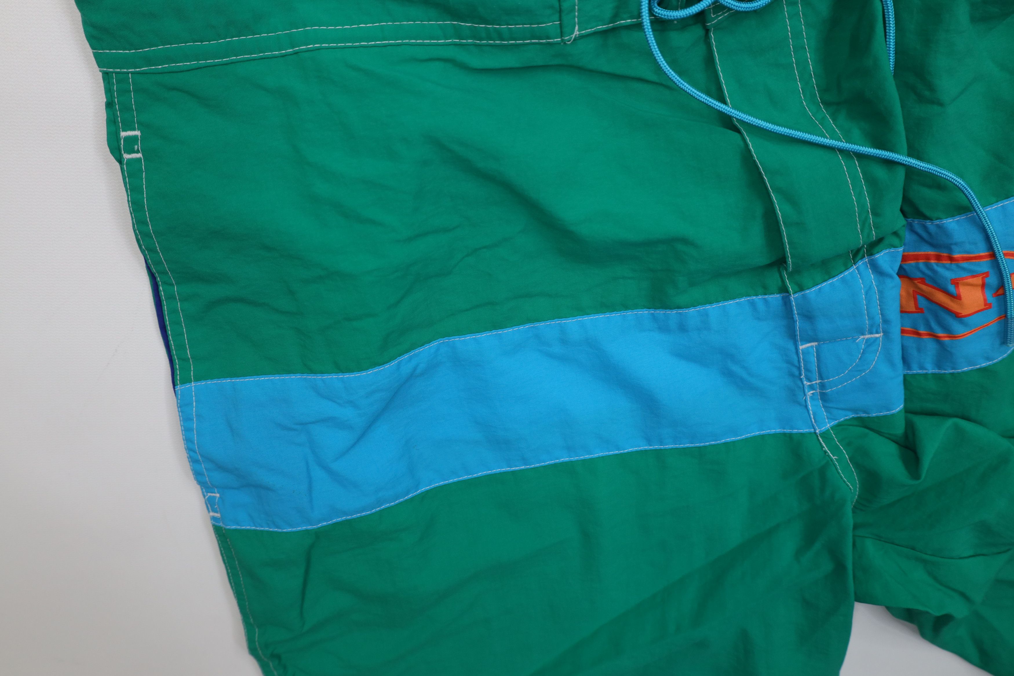 Nautica Vintage 90s Nautica Calypso Block Board Shorts Swimming Size US 36 / EU 52 - 8 Thumbnail