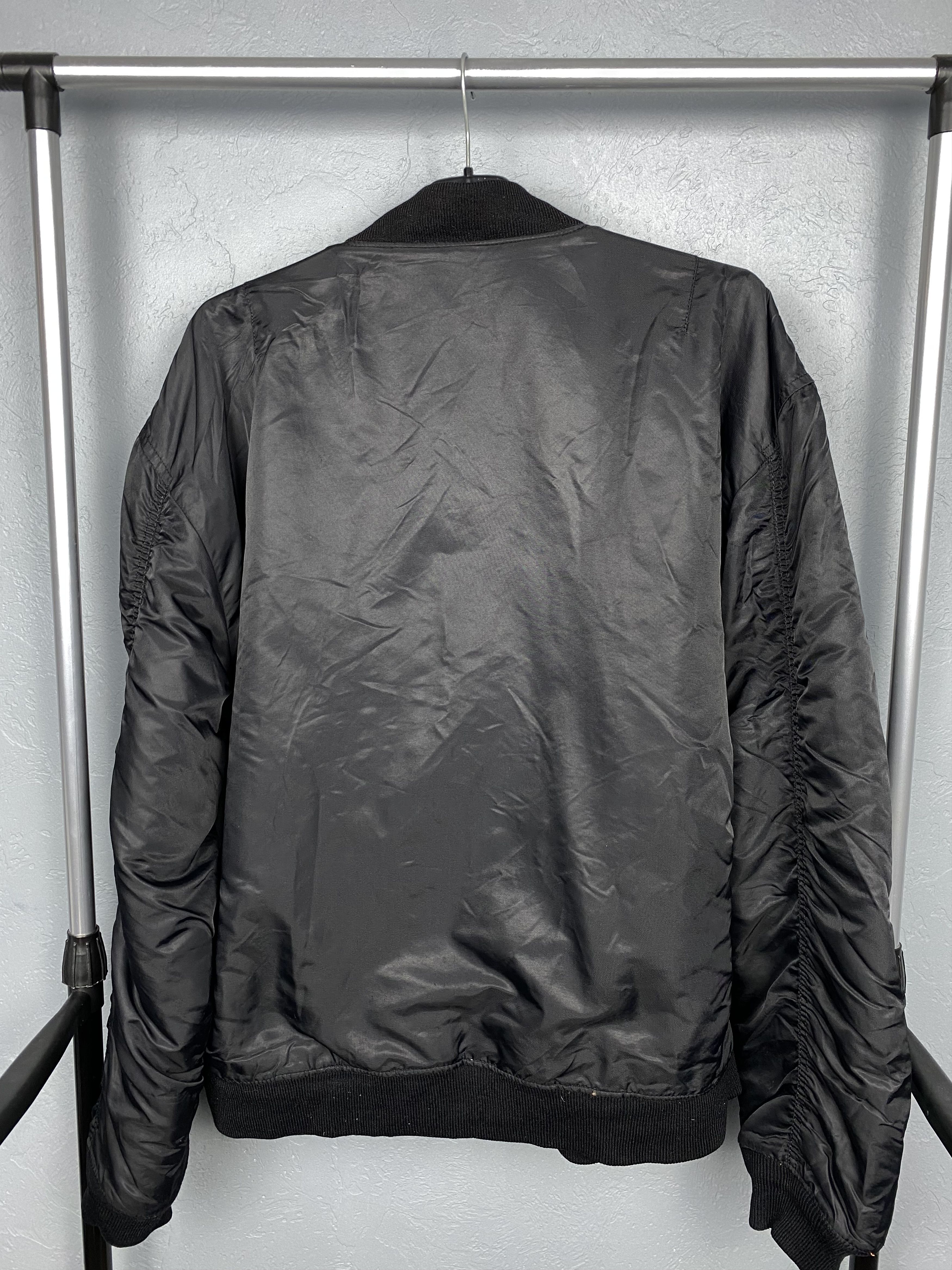 Vintage MA1 Pilot Air Force Nylon Bomber Jacket Vintage Size US XXL / EU 58 / 5 - 6 Thumbnail