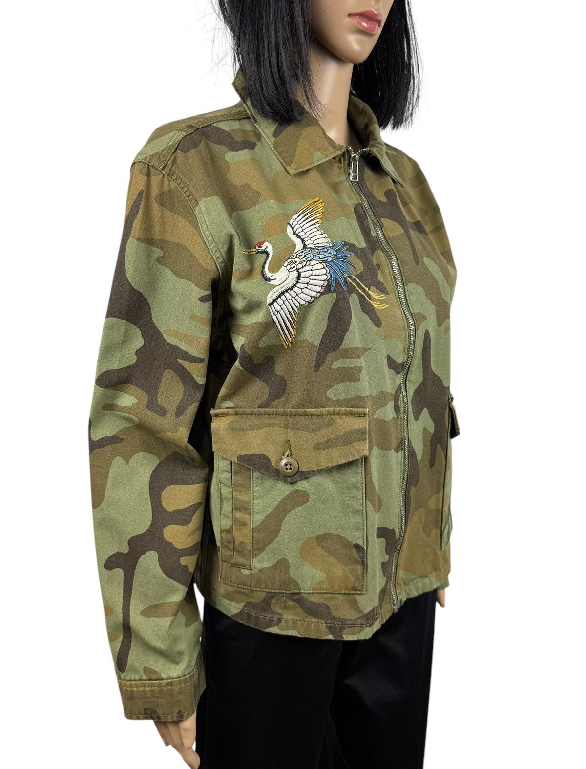 Levi's Levis Camouflage Caroline Zip Jacket Embroidered size M Size M / US 6-8 / IT 42-44 - 3 Thumbnail