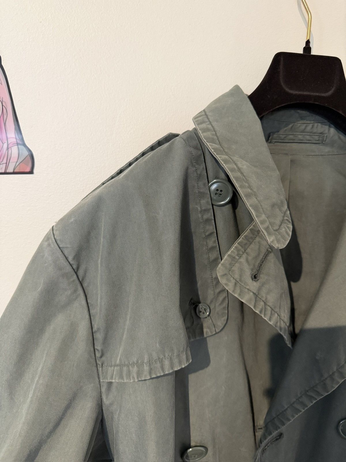 Vintage WW1 Army Trench Coat Size US XL / EU 56 / 4 - 5 Thumbnail