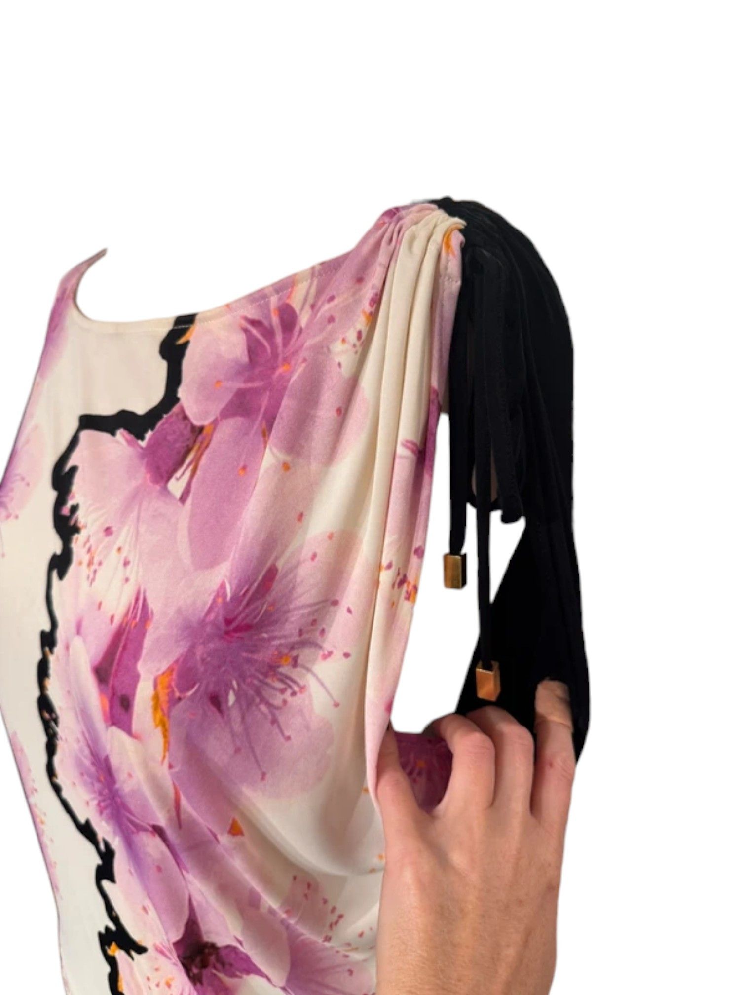 Roberto Cavalli Class Roberto Cavalli Cherry Blossom Dress early 2010s Size M / US 6-8 / IT 42-44 - 6 Thumbnail