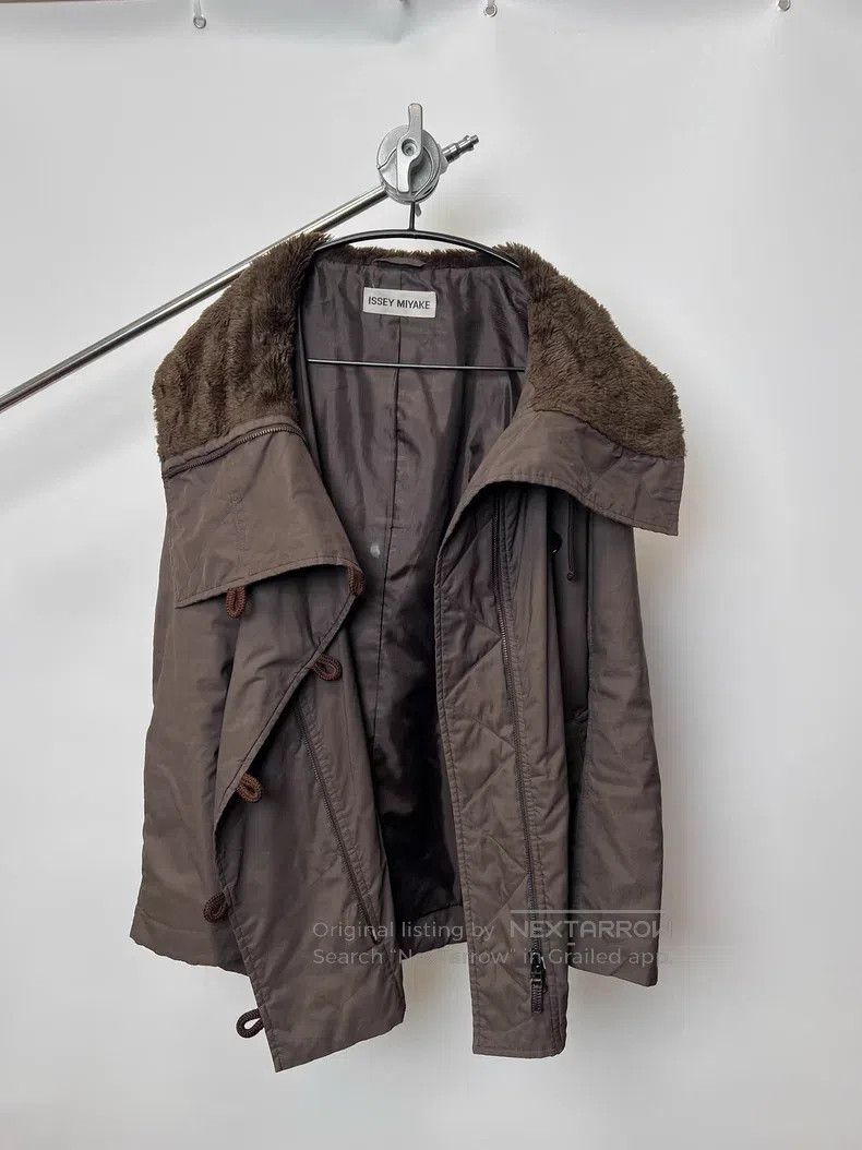 Issey Miyake Issey Miyake Maillard wool collar stand-up collar buttoned Size US M / EU 48-50 / 2 - 6 Thumbnail