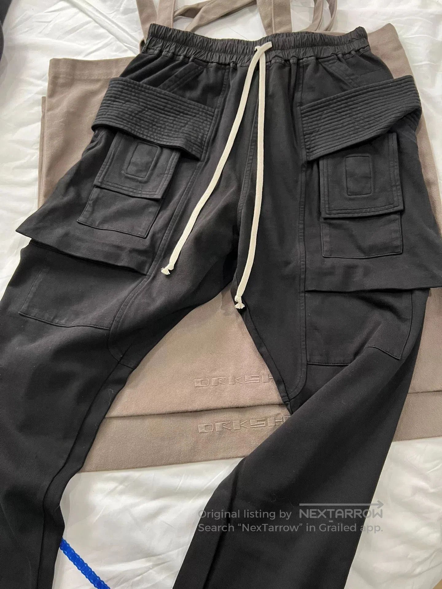 Rick Owens Rick Owens Thick Cotton Double Loop Shirt. Size US 26 / EU 42 - 1 Thumbnail