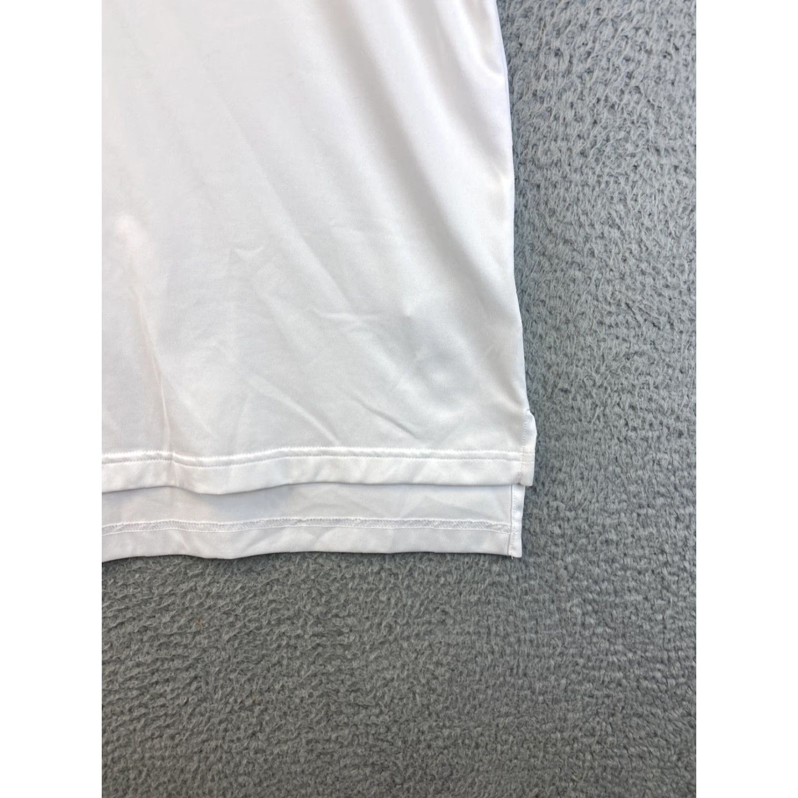 Adidas Adidas Men's White & Black Short Sleeve Polo Golf Shirt Size Medium/ 87-67 Size US M / EU 48-50 / 2 - 2 Thumbnail