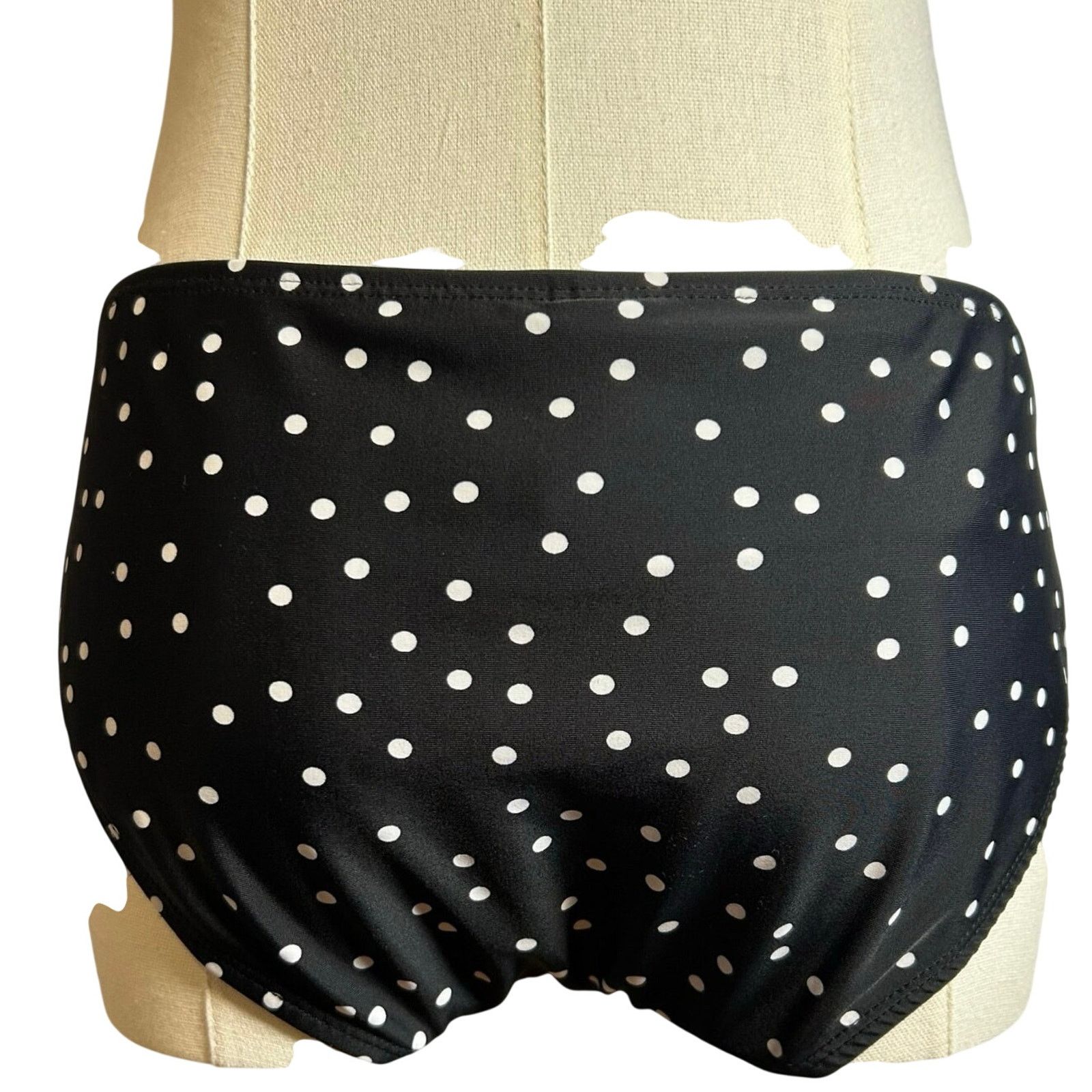 Other × Target Basics Black White Strappy Side Bikini Bottom Swim Medium Coquette Size ONE SIZE - 2 Thumbnail