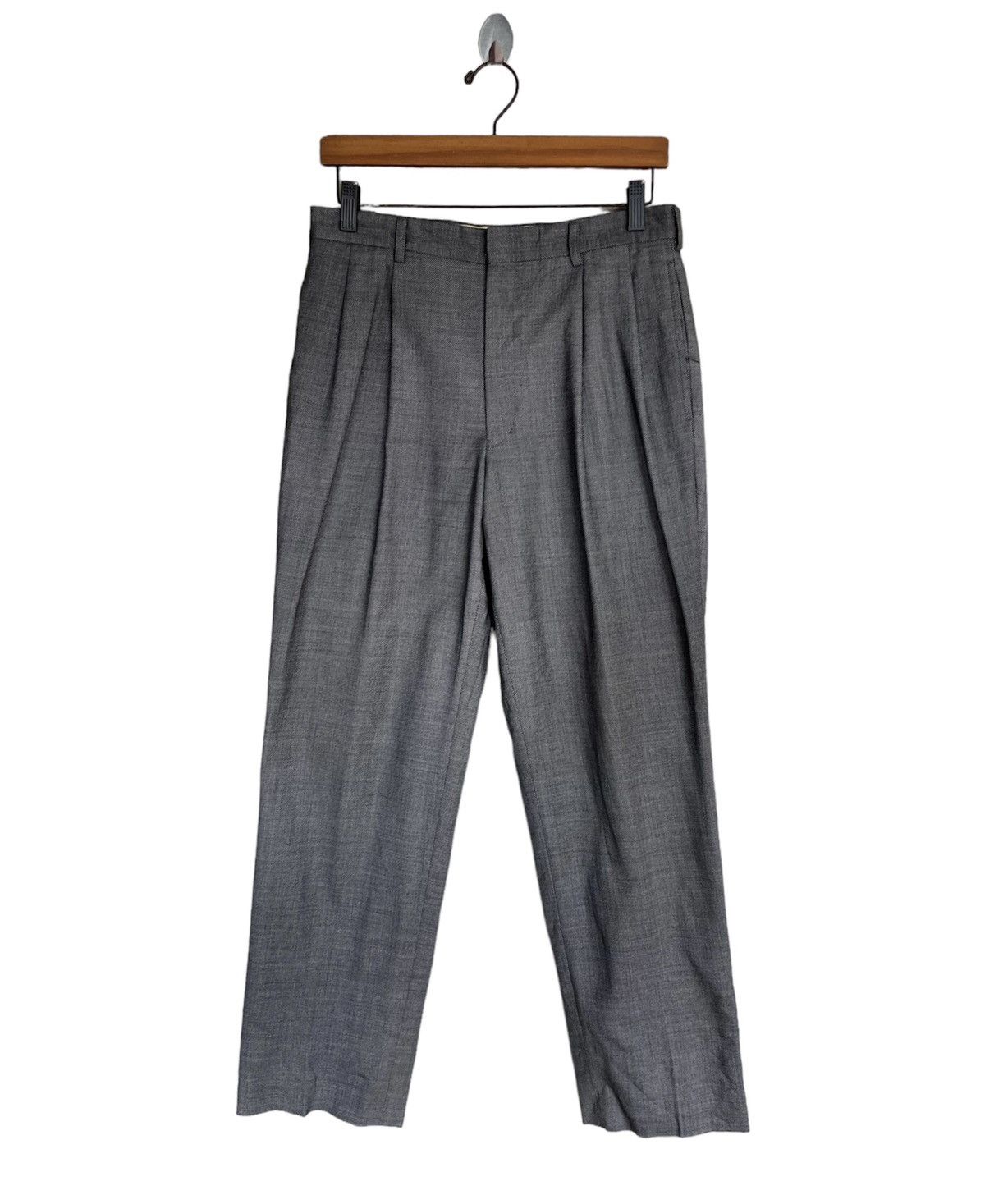 image of Aquascutum Baggy Pant in Grey, Men's (Size 30)