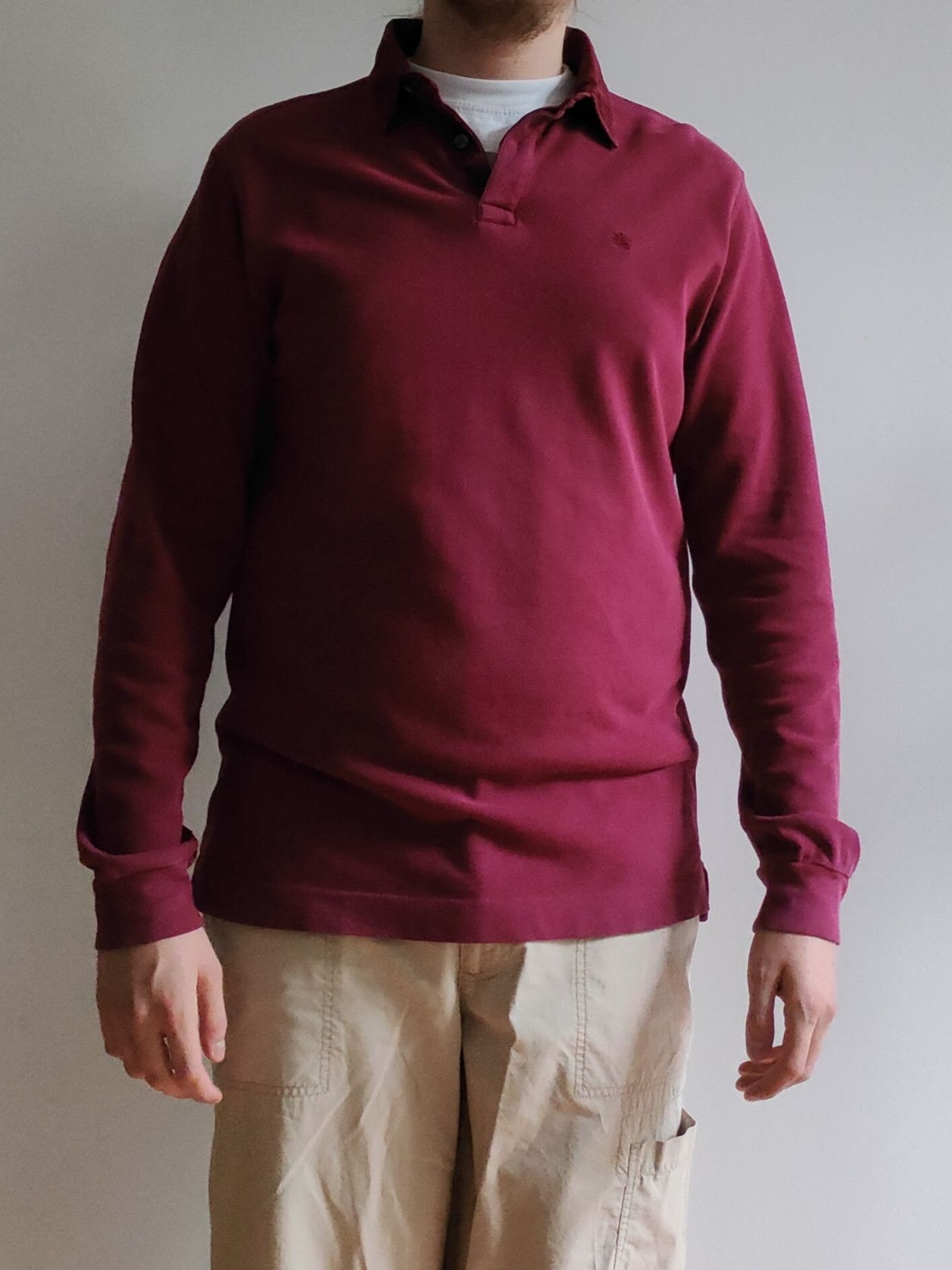 Burberry 2000s Burberry longsleeve polo Size US L / EU 52-54 / 3 - 11 Thumbnail