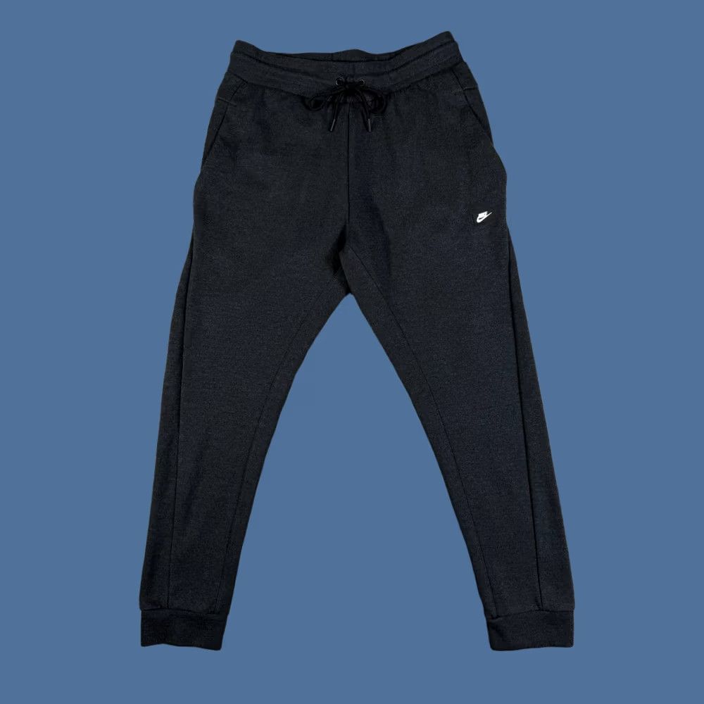 Nike NIKE Joggers Men M Black Fleece Tapered Drawstring Activewear Streetwear 928493-010 Size US 31 - 1 Thumbnail