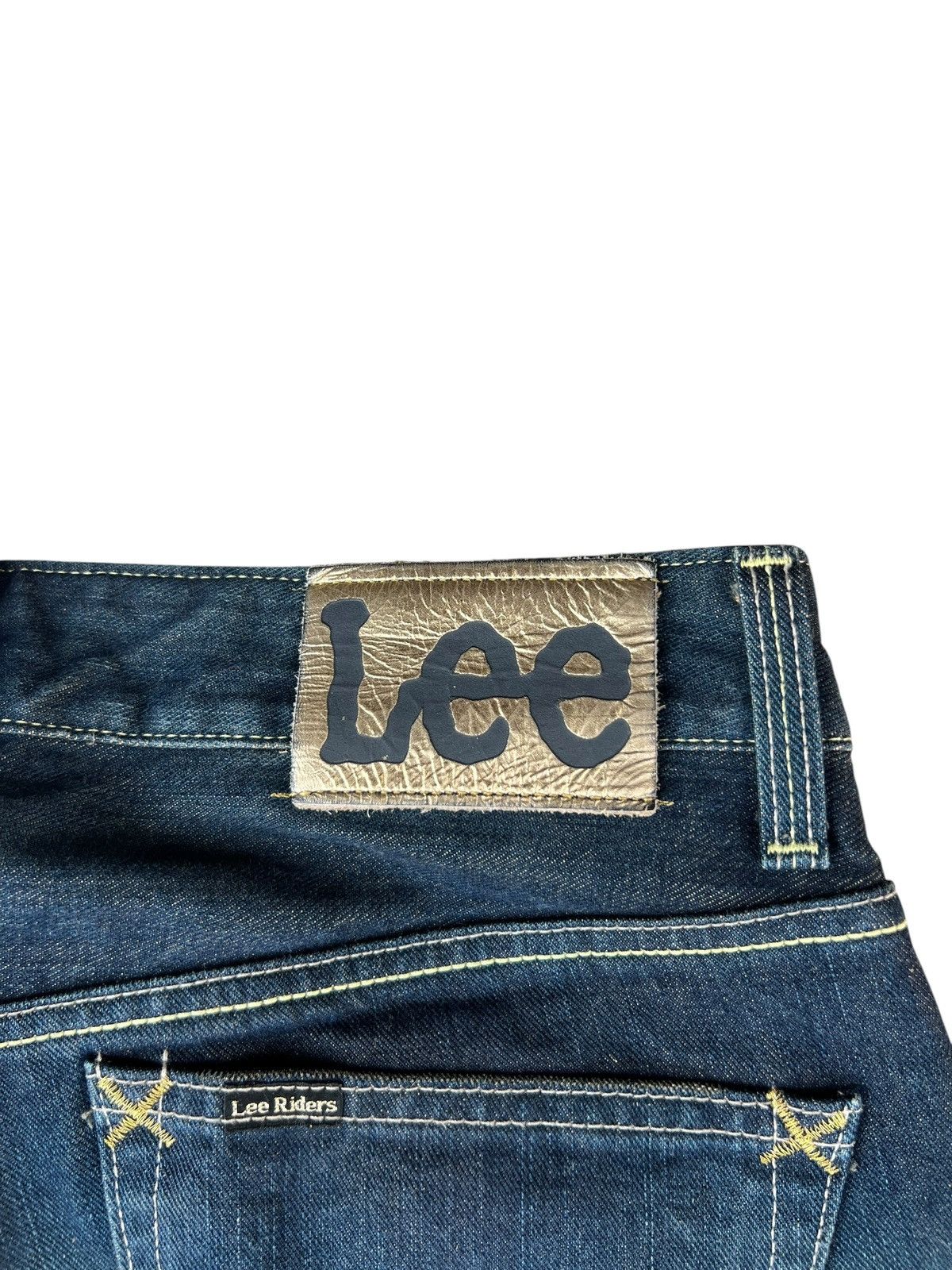 Lee Vintage Y2K Lee Riders Gold Label Mud Wash Denim Flare Jeans Size US 30 / EU 46 - 20 Thumbnail