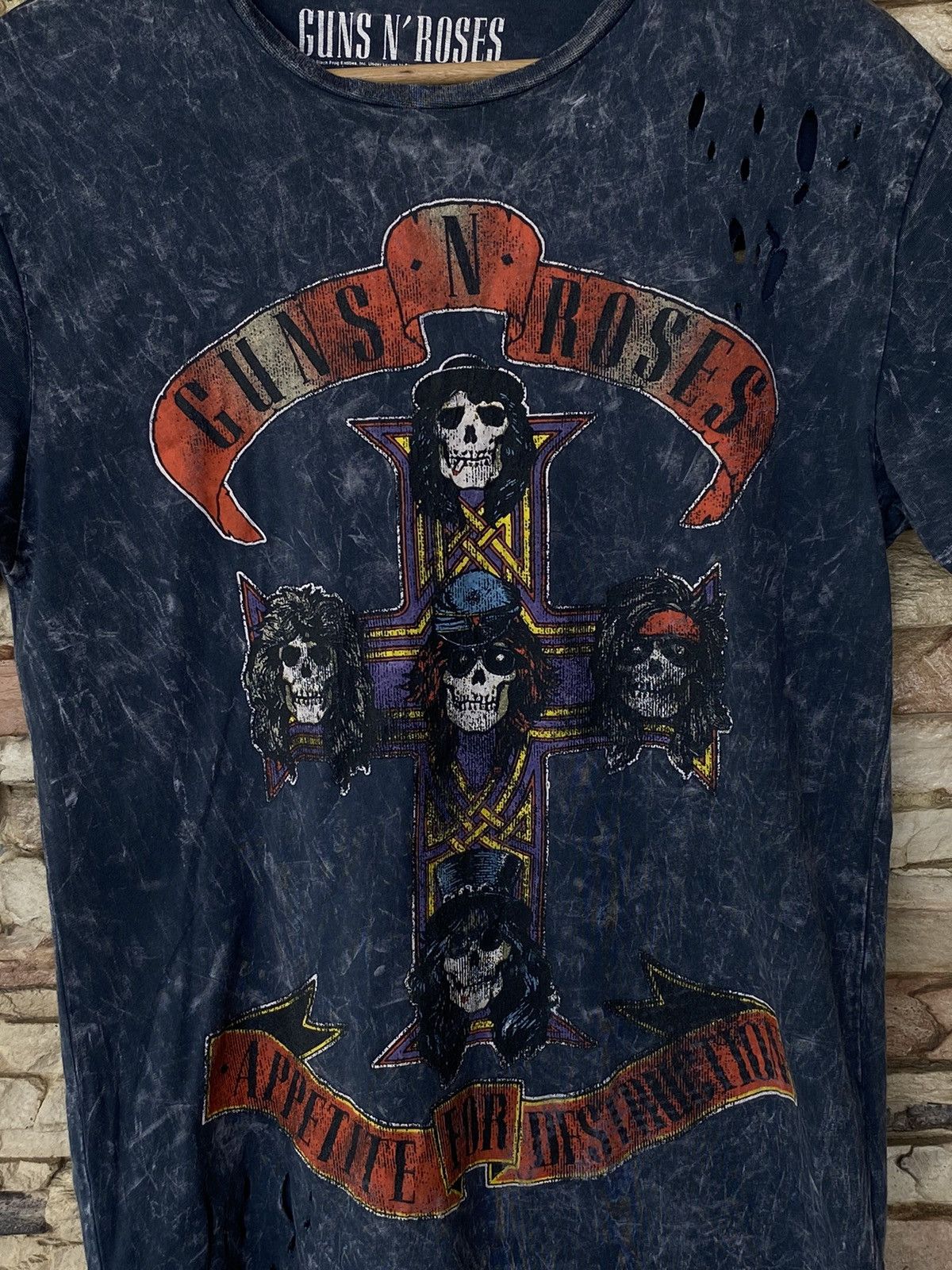 Band Tees × Vintage Gun N Roses Acid Wash Tie Dye Band Tees Size US XS / EU 42 / 0 - 4 Thumbnail