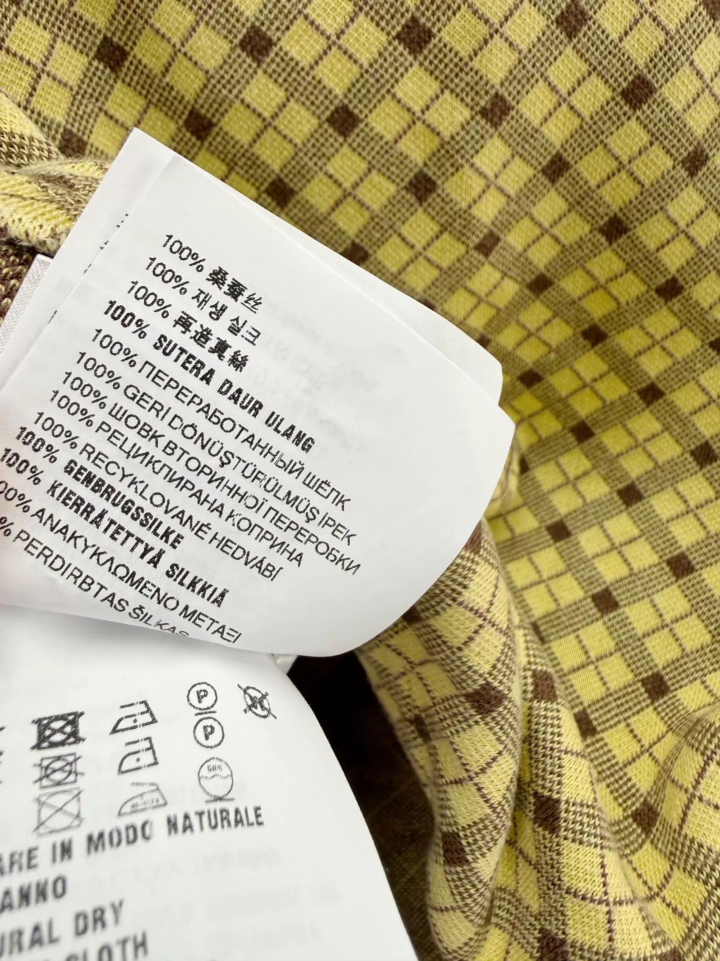 Miu Miu MIU MIU Checkered Short Sleeve Polo Shirt 42 NEW With Tags Size M / US 6-8 / IT 42-44 - 7 Thumbnail