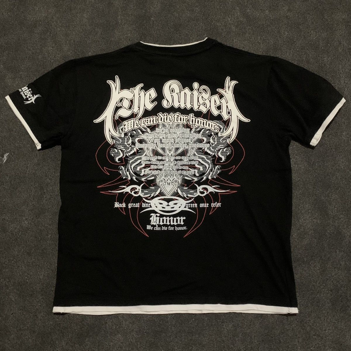 Japanese Brand Y2k Beumere Dragon Cross "The Raised" Graphic T-Shirt Size US L / EU 52-54 / 3 - 1 Thumbnail