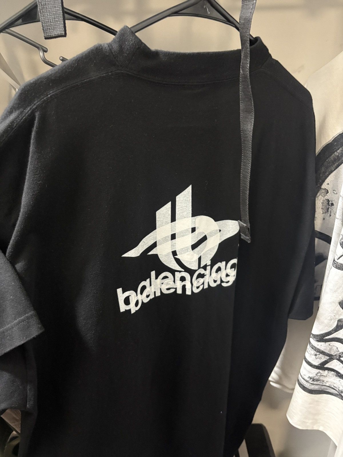 Balenciaga Balenciaga Logo Oversized T Shirt Size US M / EU 48-50 / 2 - 2 Thumbnail