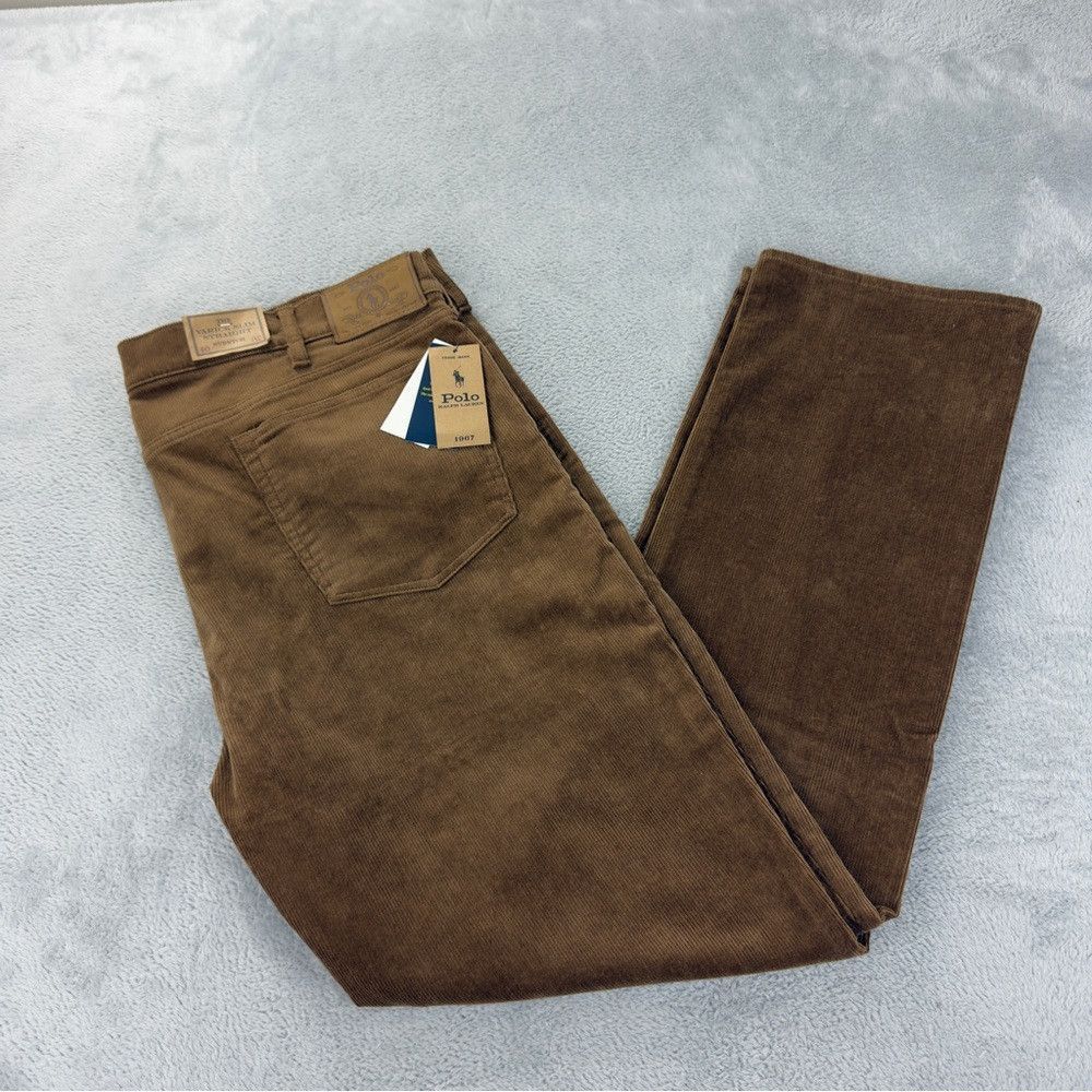 Polo Ralph Lauren Polo Ralph Lauren NWT Men's Size 40x32 The Varick Slim Stra Size US 40 / EU 56 - 1 Thumbnail