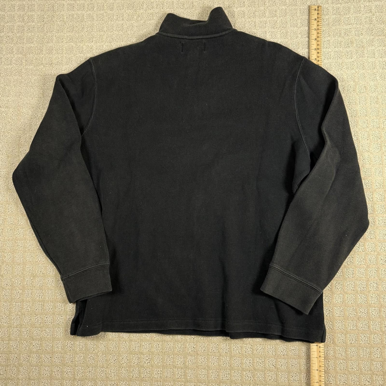 Vintage Polo Ralph Lauren Quarter Zip XL Black