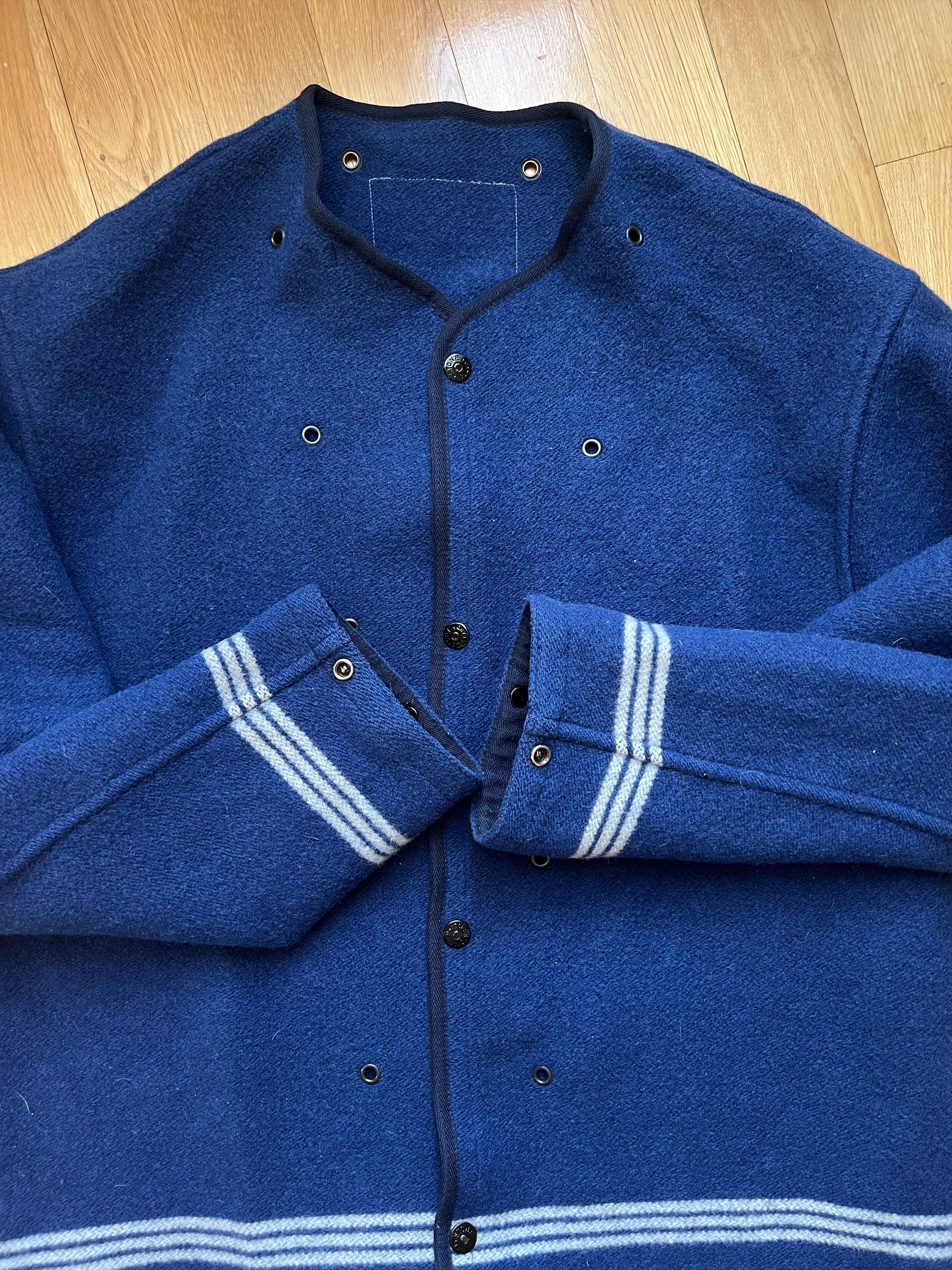 Stone Island Vintage Stone Island Jacket Wool Over Shirt Poncho 90s XXL Size US XXL / EU 58 / 5 - 3 Thumbnail