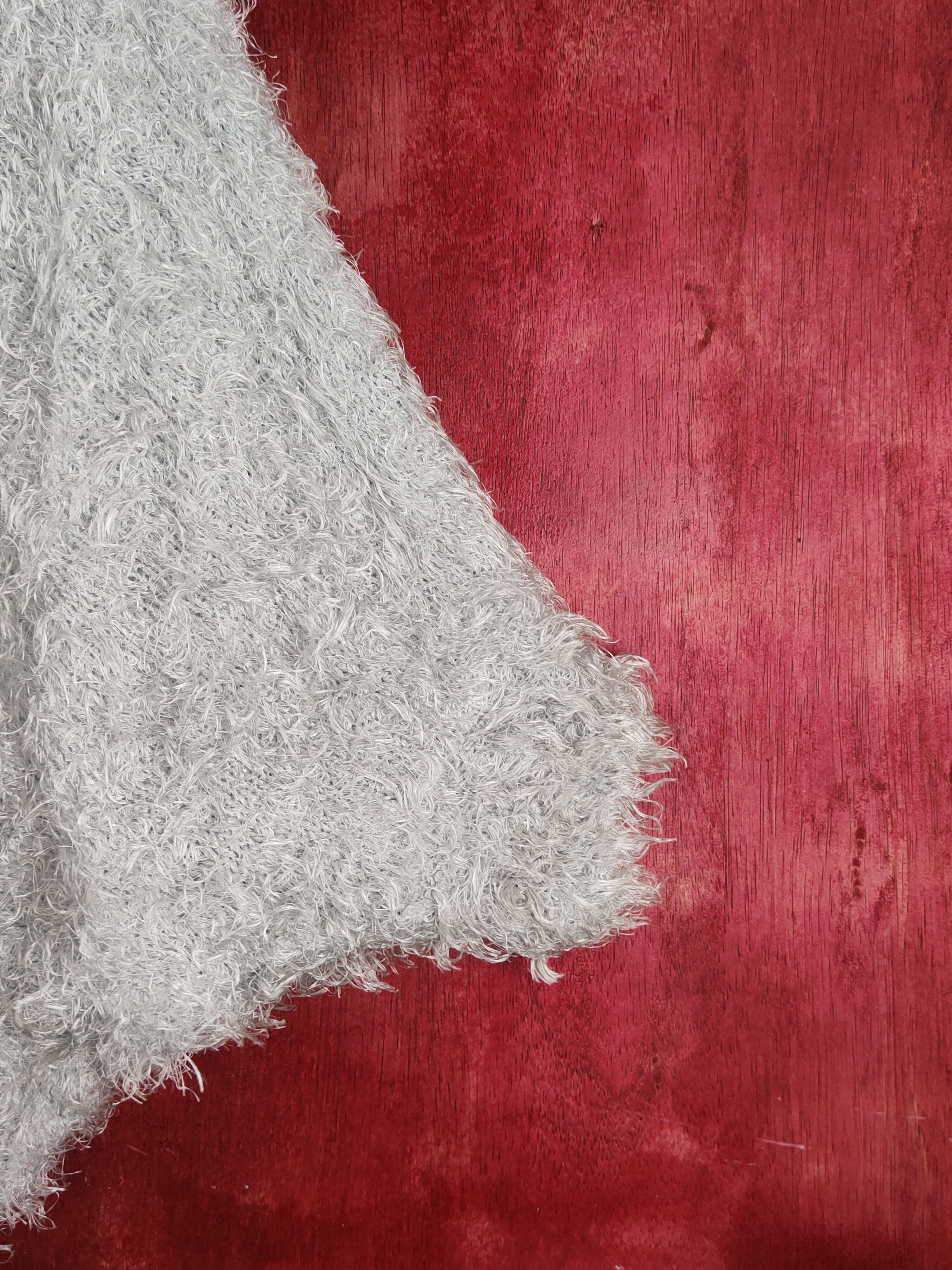 Homespun Knitwear × Japanese Brand × Vintage Shiloh Light Blue Shag Shaggy Fur Mohair Knitwear #S1922 Size US M / EU 48-50 / 2 - 6 Thumbnail