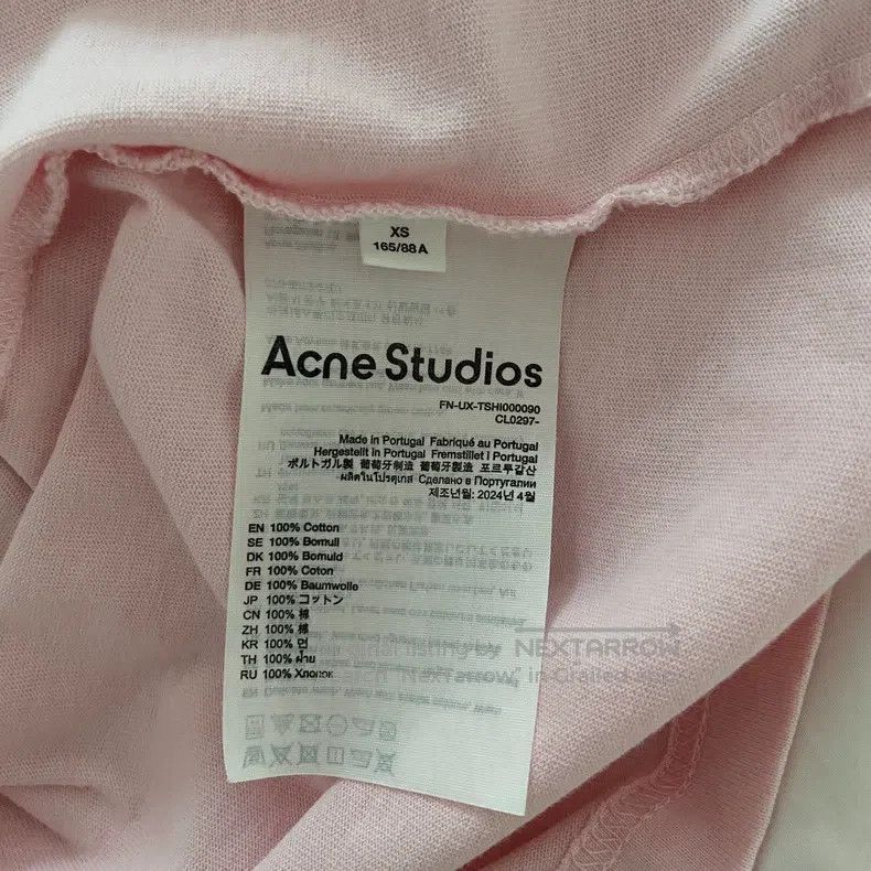 Acne Studios Acne Studios Cat print light pink T-shirt Size US XS / EU 42 / 0 - 7 Thumbnail