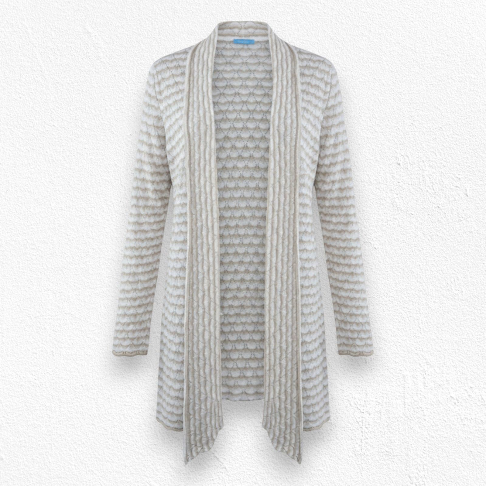 J.McLaughlin J. McLaughlin Beige Open Front Knit Cardigan Size Small Size S / US 4 / IT 40 - 1 Thumbnail