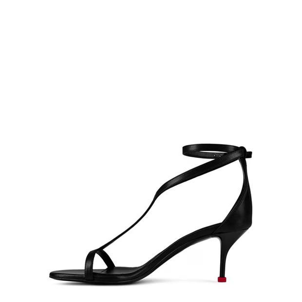 Alexander McQueen o1y0225 Sandals in Black Size US 7 / IT 37 - 3 Thumbnail