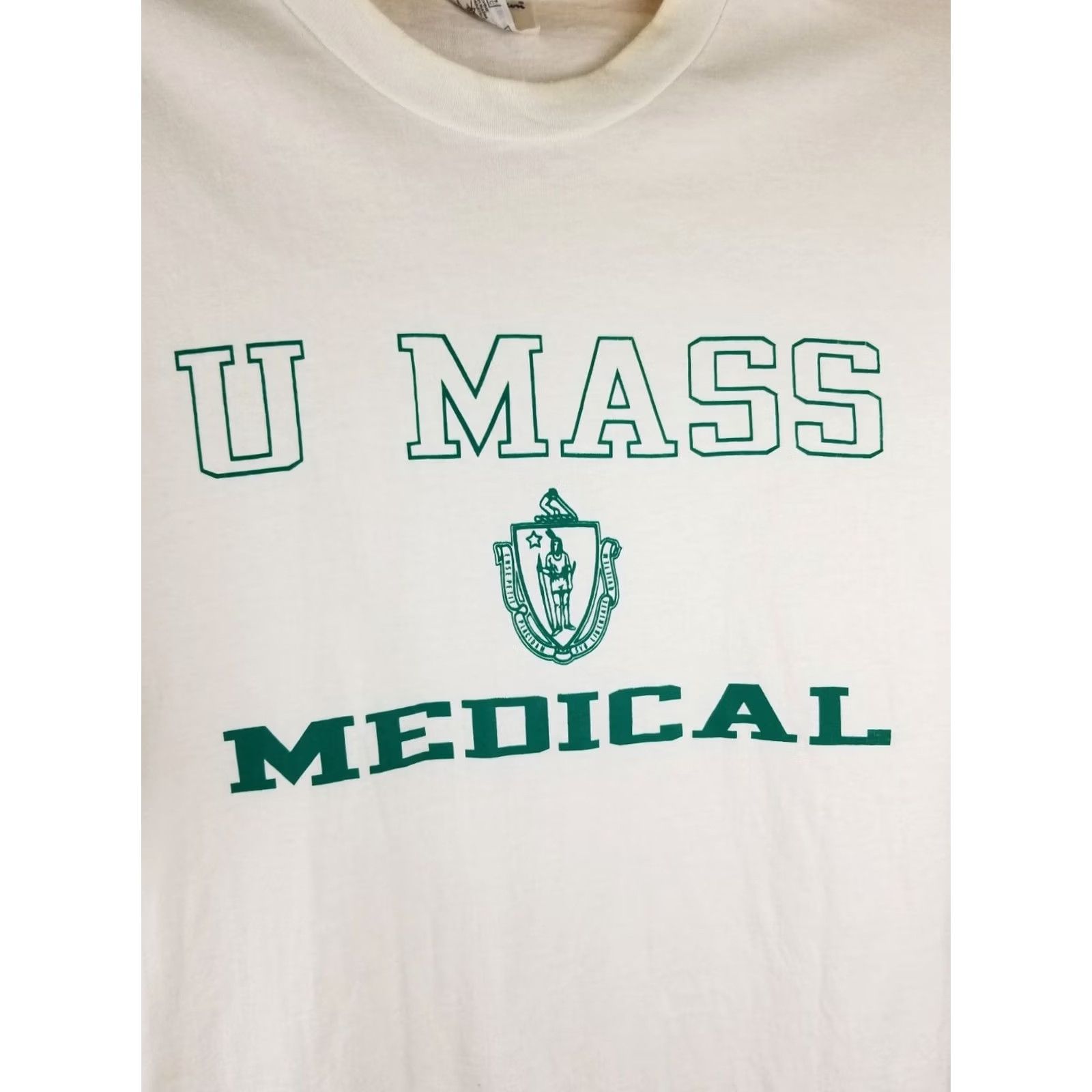 Champion VINTAGE Champion UNIVERSITY MASS MEDICAL T-SHIRT White XL Single Stitch 90's Men Size US XL / EU 56 / 4 - 2 Thumbnail
