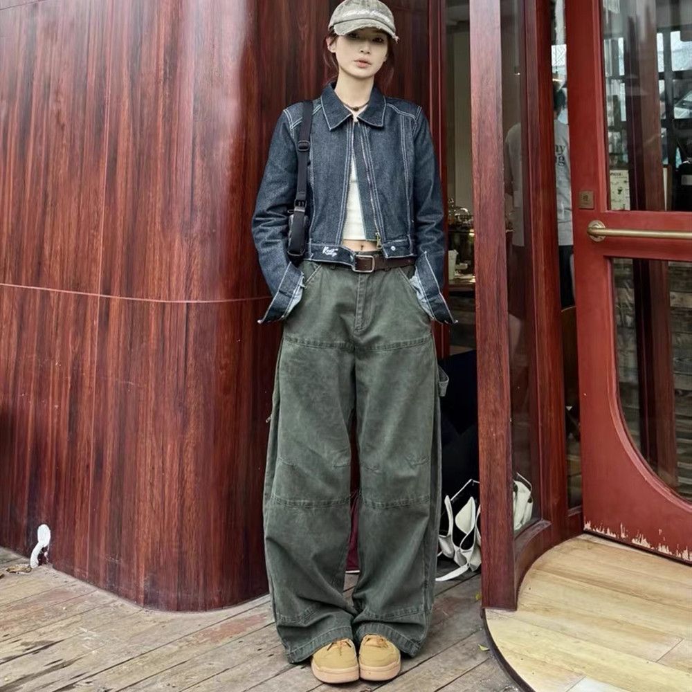 Japanese Brand × Vintage Unisex Loose Casual Spring Cargo pants Size US 33 - 4 Thumbnail