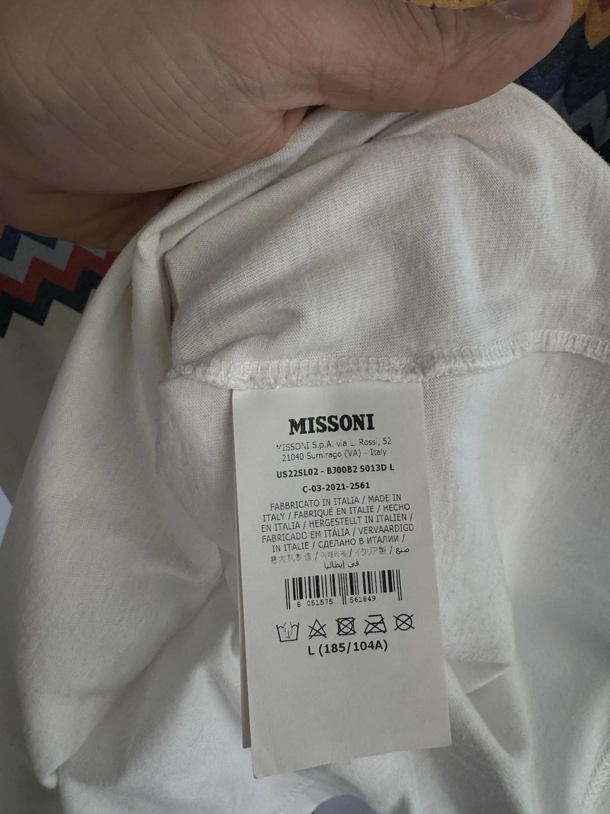 Missoni Men’s Missoni Graphic Tee – Iconic Zigzag Design – Casual Size US L / EU 52-54 / 3 - 7 Thumbnail