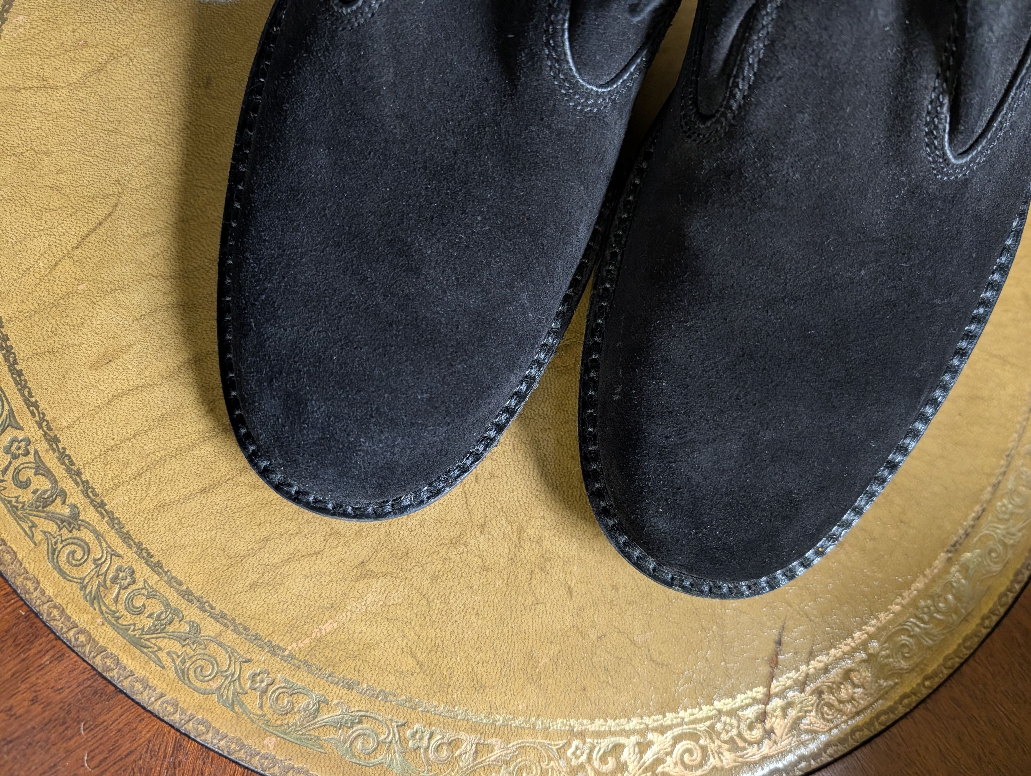 Italia Independent SOLDINI Black Suede Folding Top Chukka / Derby / Creeper Size US 8 / EU 41 - 13 Thumbnail