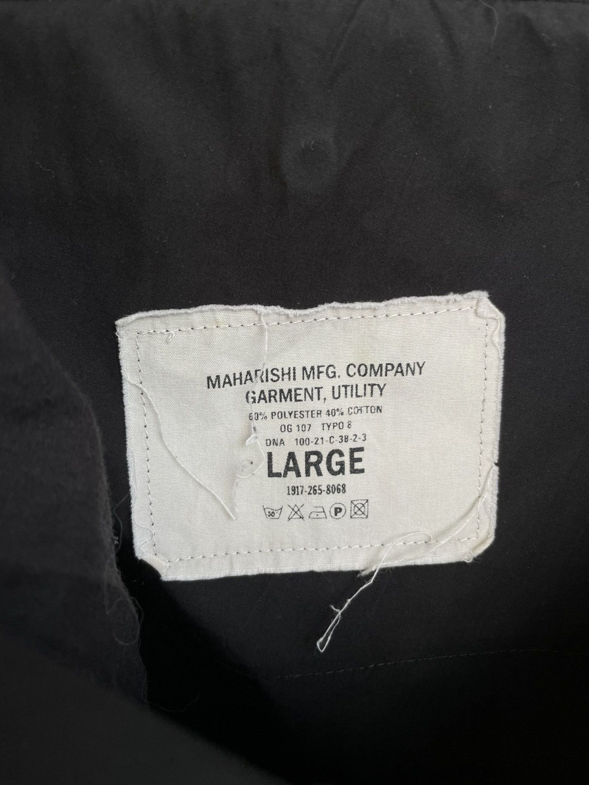 Maharishi MAHARISHI Pearl Dragon Track Pants Black Sweatpants Size US 34 / EU 50 - 16 Thumbnail