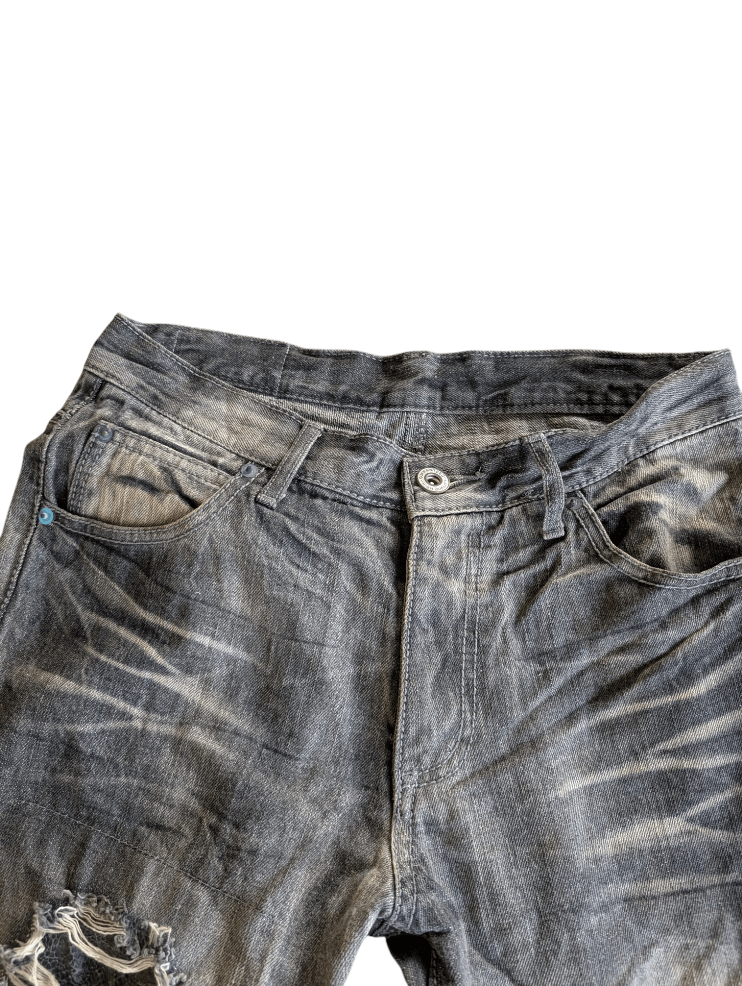 Japanese Brand Vintage Snakeskin Patch Jeans Size US 31 - 11 Thumbnail