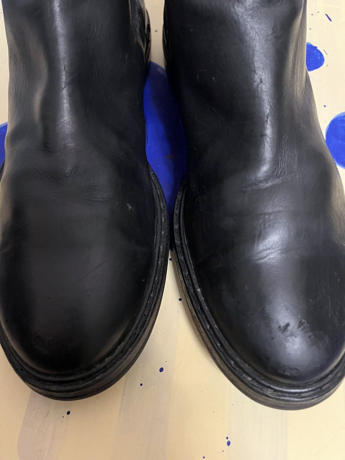Other vintage black leather chelsea AGL artisan guidi boots Size US 8 / EU 41 - 4 Thumbnail