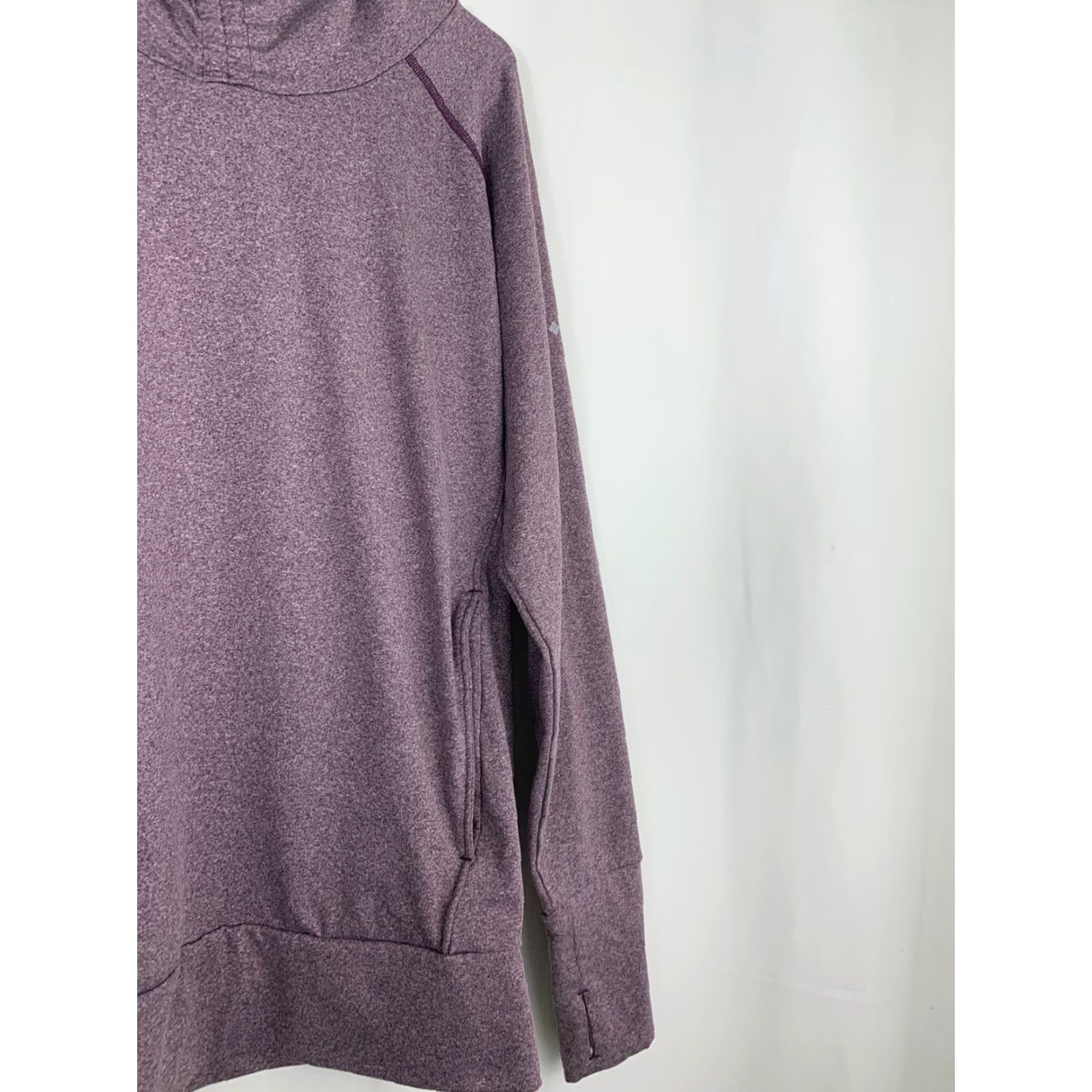 Vintage Columbia Omni-Wick Brilliant Hoodie Women’s Medium Maroon Thumb Holes Size M / US 6-8 / IT 42-44 - 5 Thumbnail