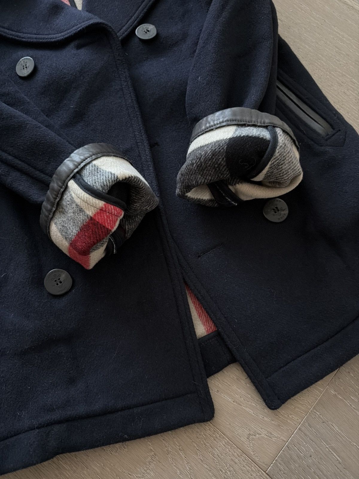 Burberry Burberry Brit Pea Coat Size US S / EU 44-46 / 1 - 5 Thumbnail