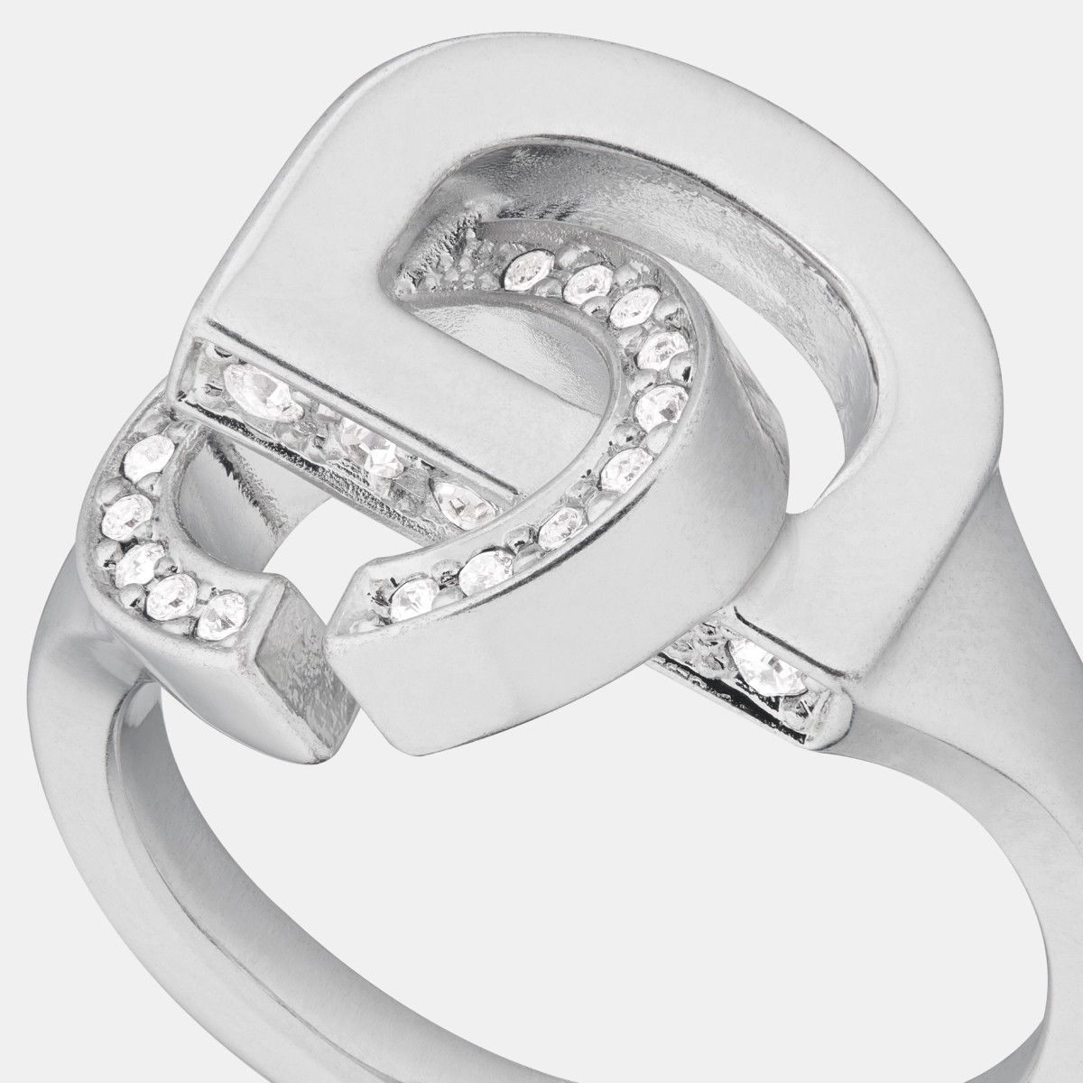 Dior o1bcso1str0126 Size:OS/Cd Lock Ring in Silver Size ONE SIZE - 4 Thumbnail