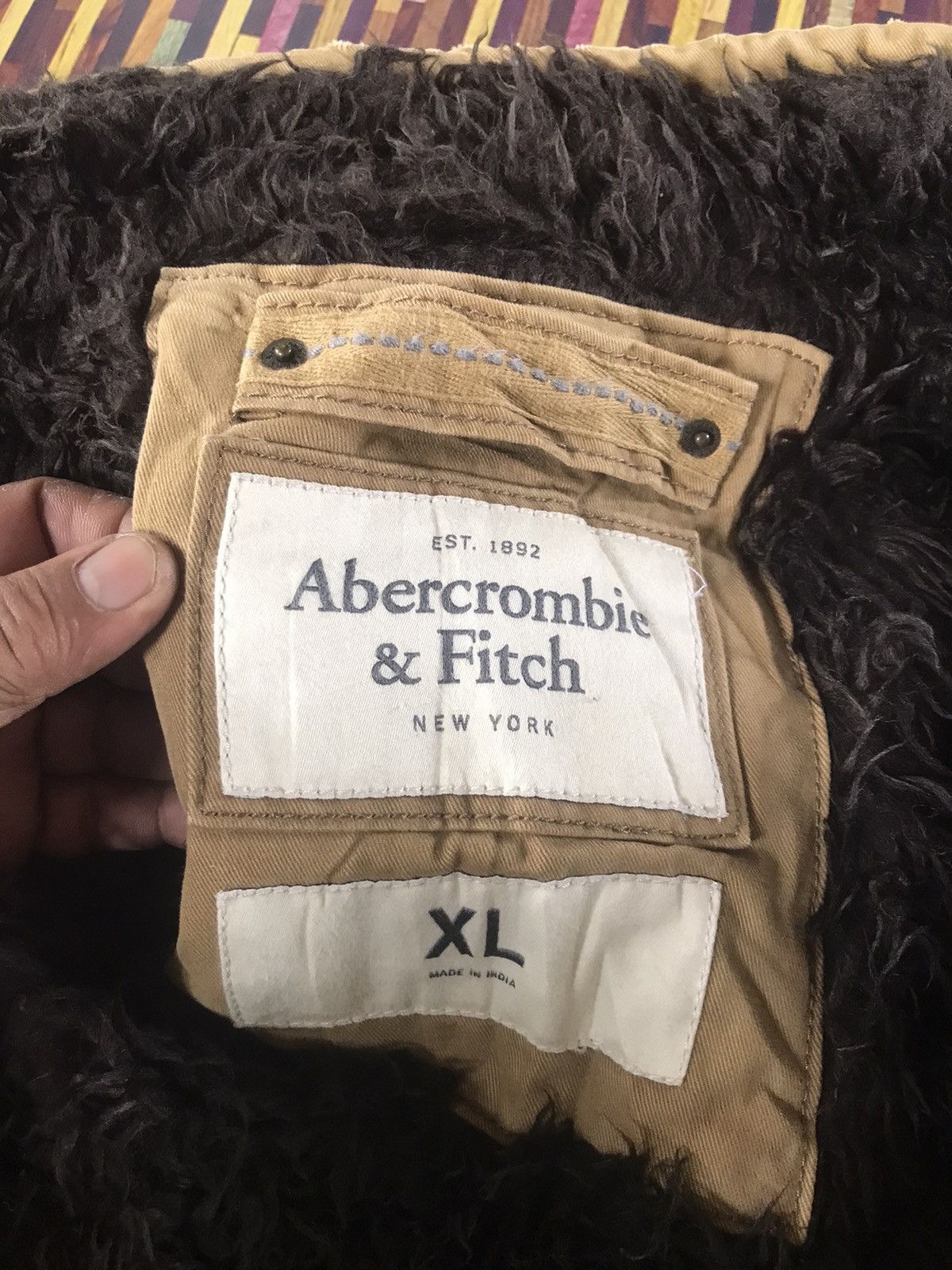 Abercrombie & Fitch 🔥🔥🔥VTG ABERCROMBIE JACKET FUR INSIDE Size US XL / EU 56 / 4 - 10 Thumbnail