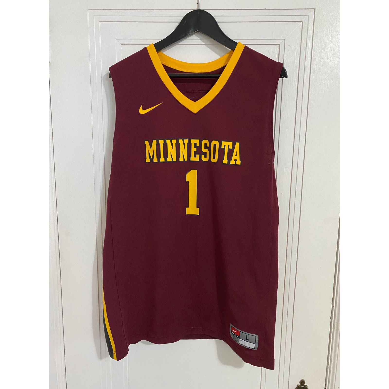 Nike Minnesota Gophers Nike Basketball Jersey Size Large Size US L / EU 52-54 / 3 - 1 Thumbnail