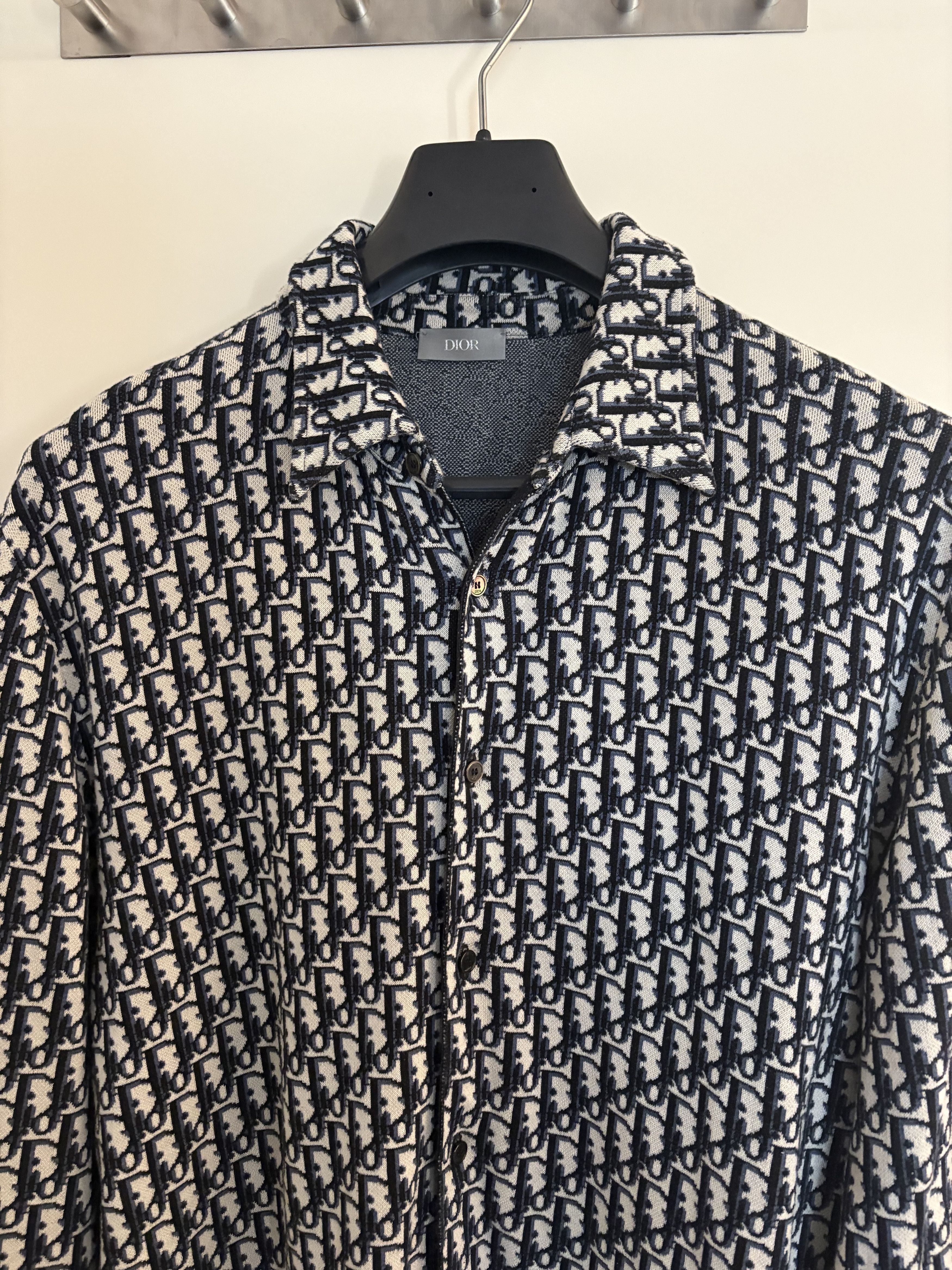 Dior Dior Overshirt Mens Navy Size US L / EU 52-54 / 3 - 2 Thumbnail